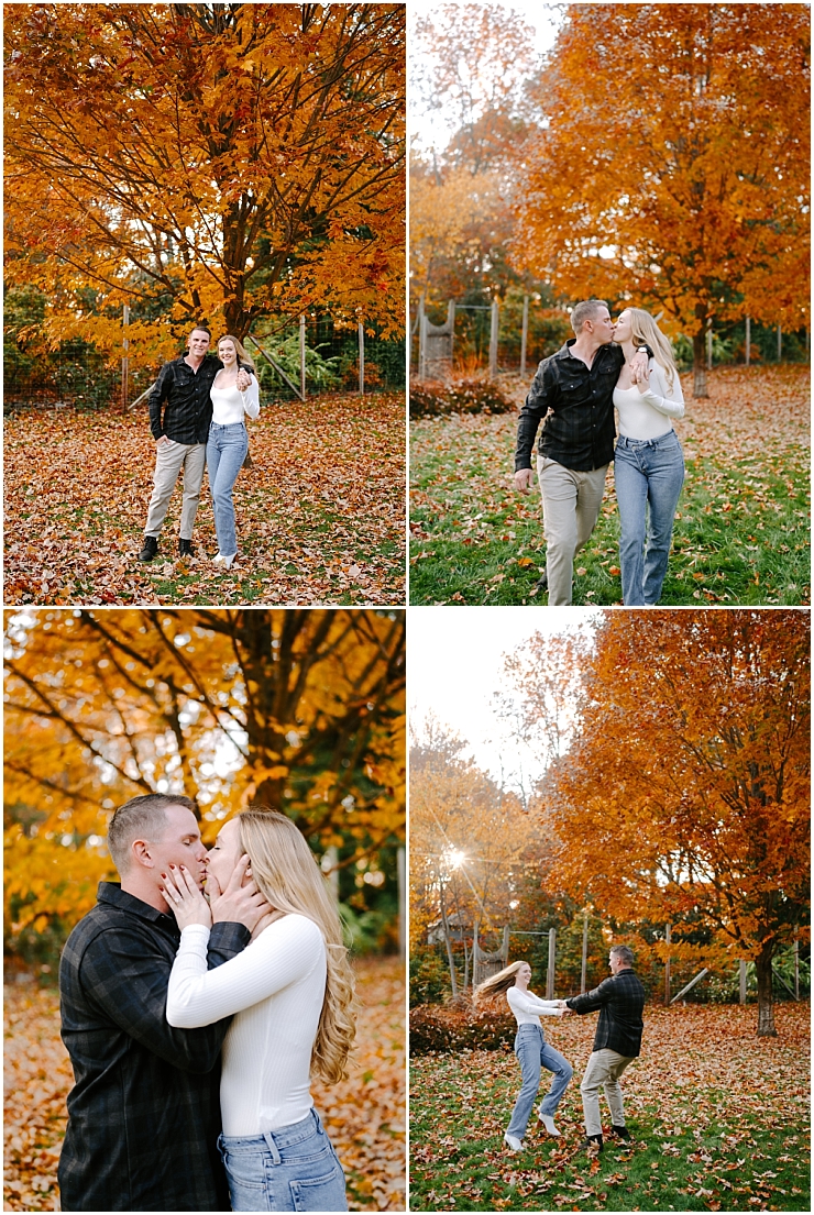 Fall Cross Estate Gardens Engagement photos Maryland Wedding Photographer