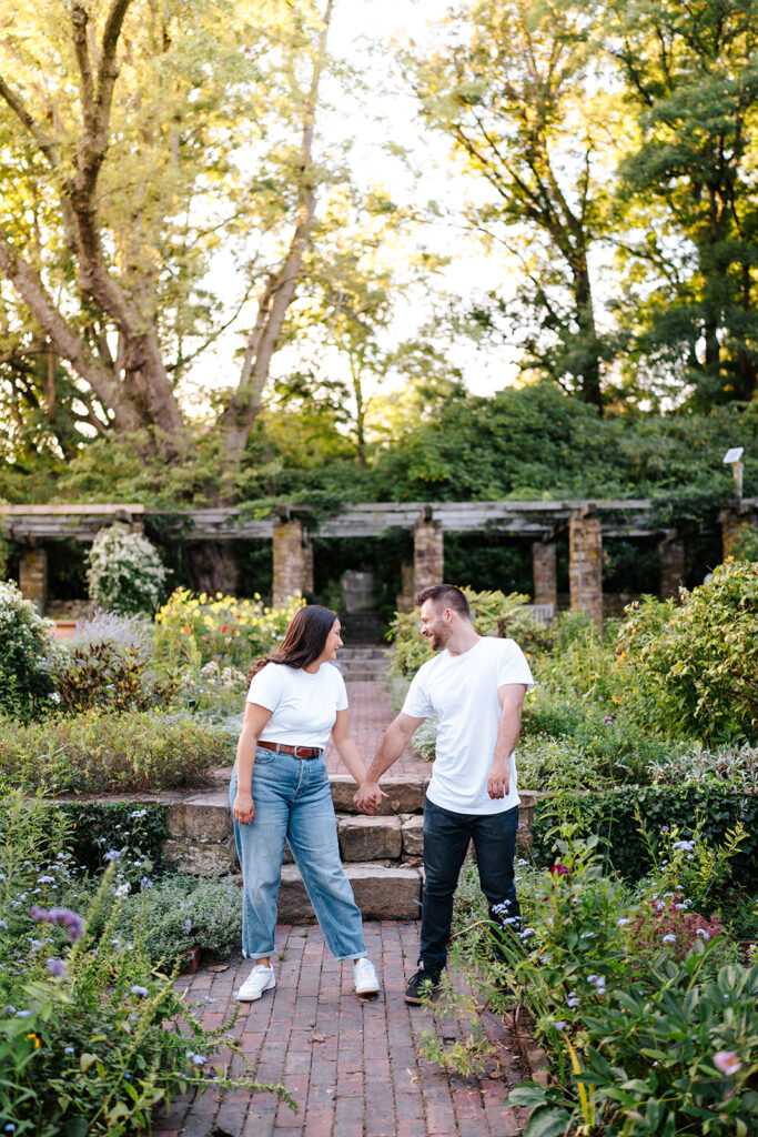 Cross Estate Gardens Engagement Photos Maryland Wedding Photographer