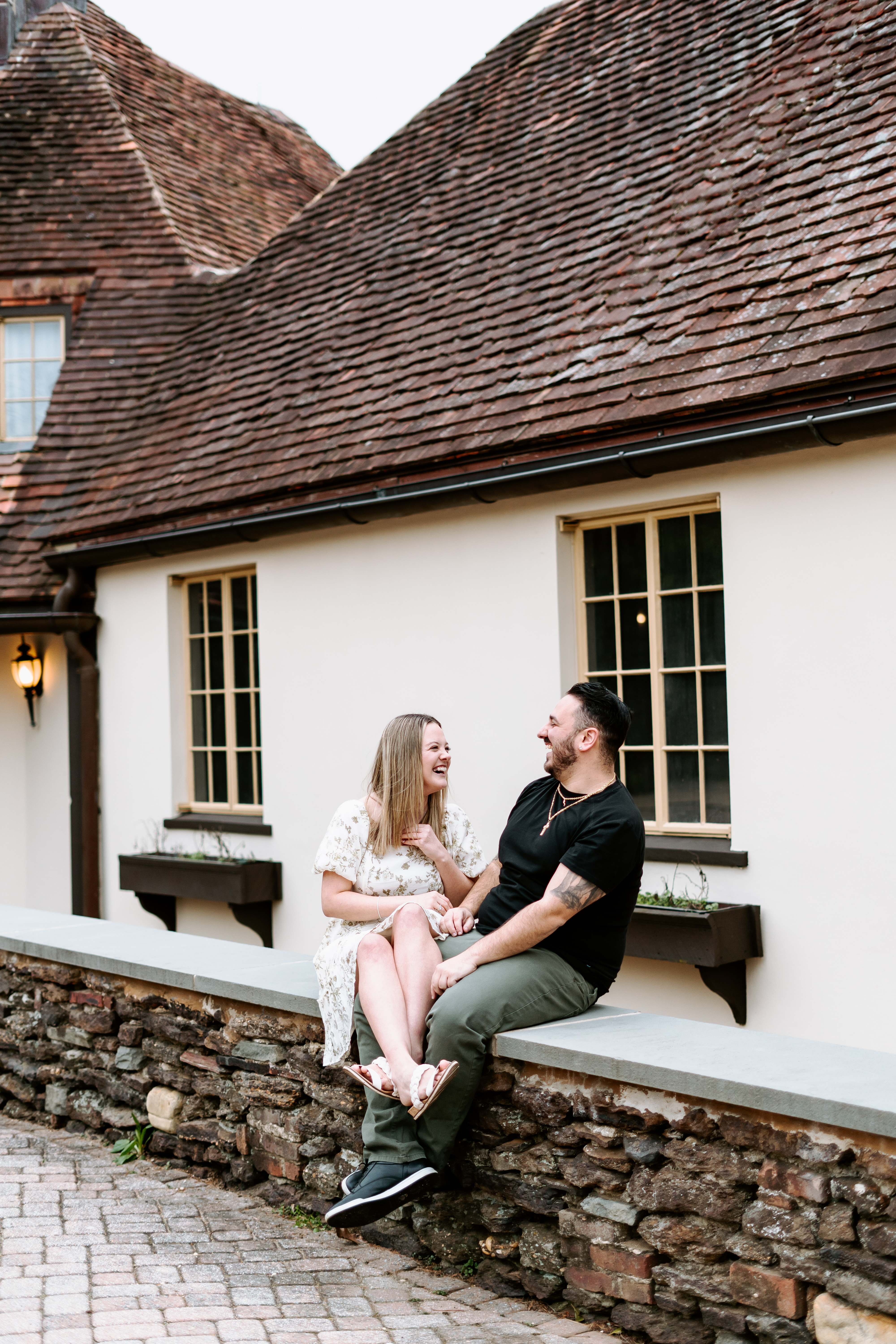 Spring Huber Woods Park Middletown Couples Session New Jersey Wedding Photographer