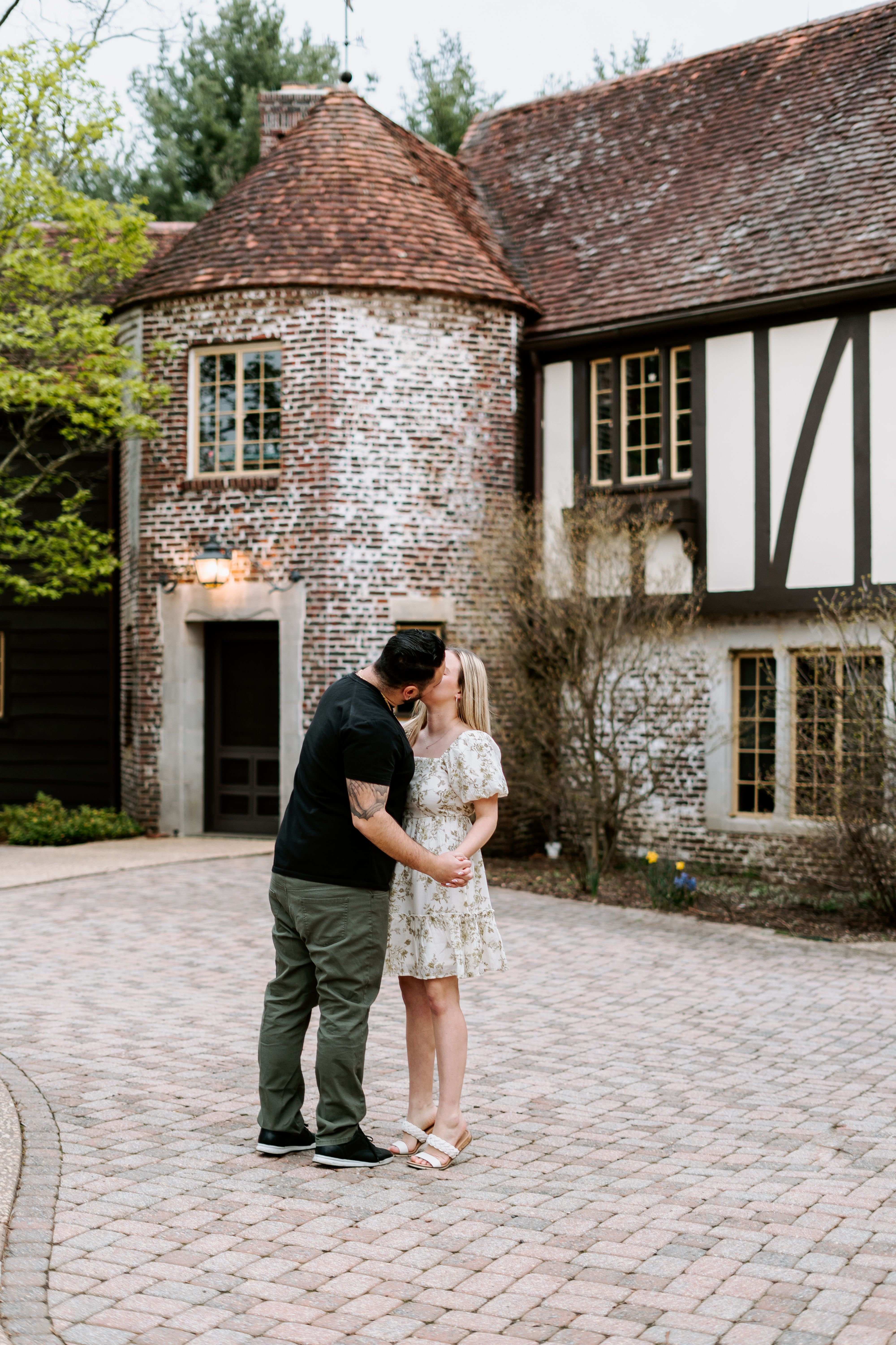 Spring Huber Woods Park Middletown Couples Session New Jersey Wedding Photographer