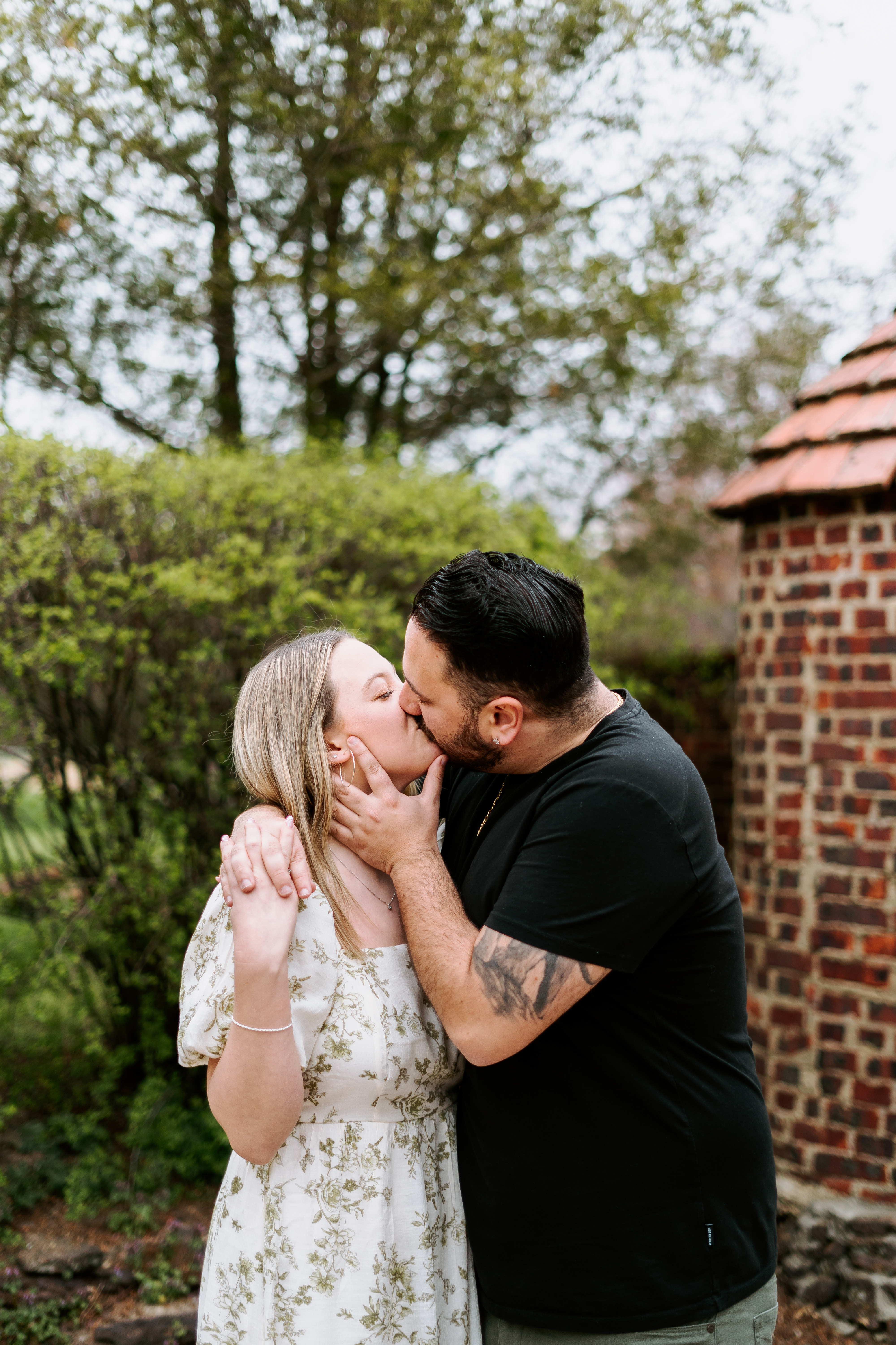 Spring Huber Woods Park Middletown Couples Session New Jersey Wedding Photographer