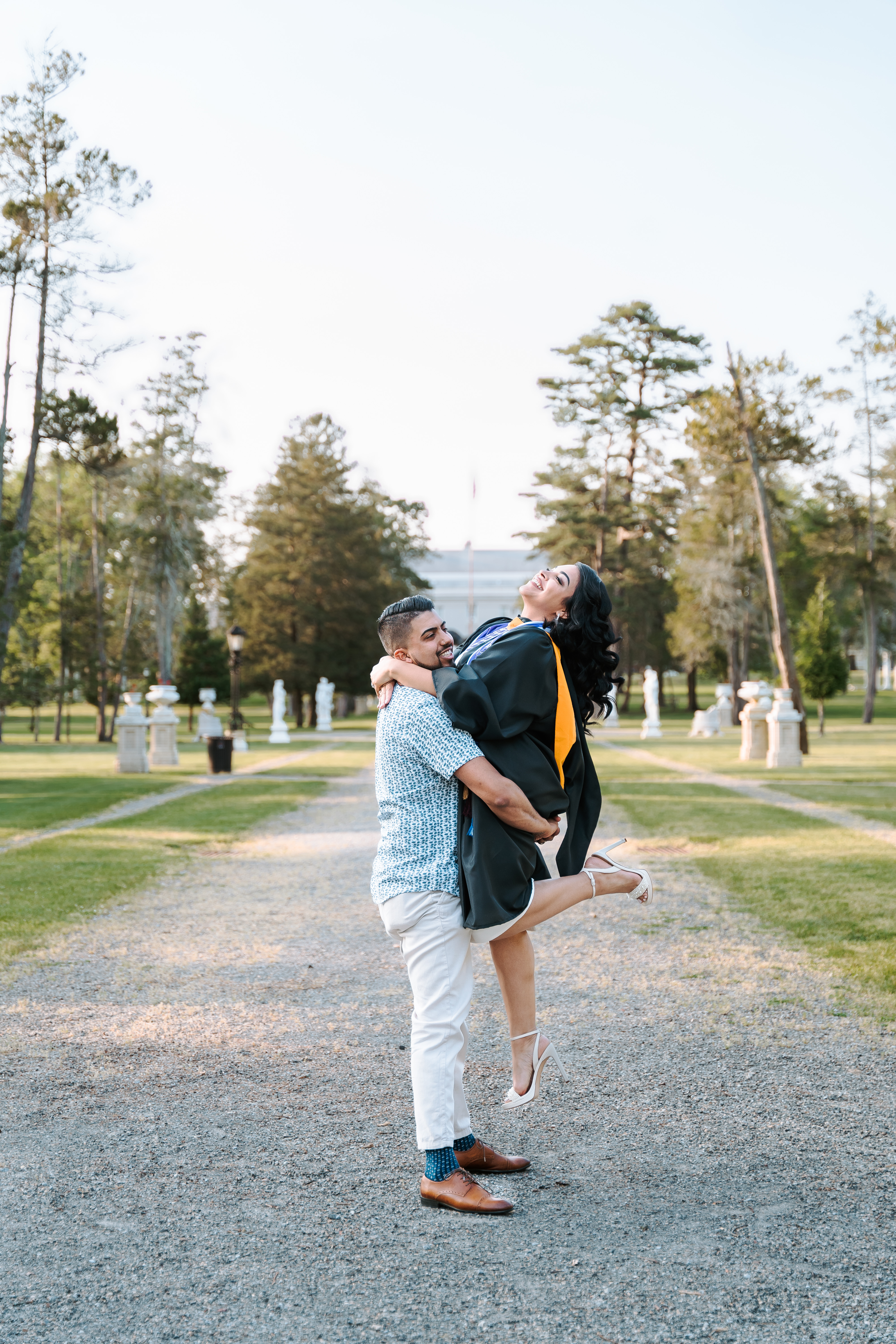 Spring Georgian Court University Graduation Session New Jersey Graduation Photographer