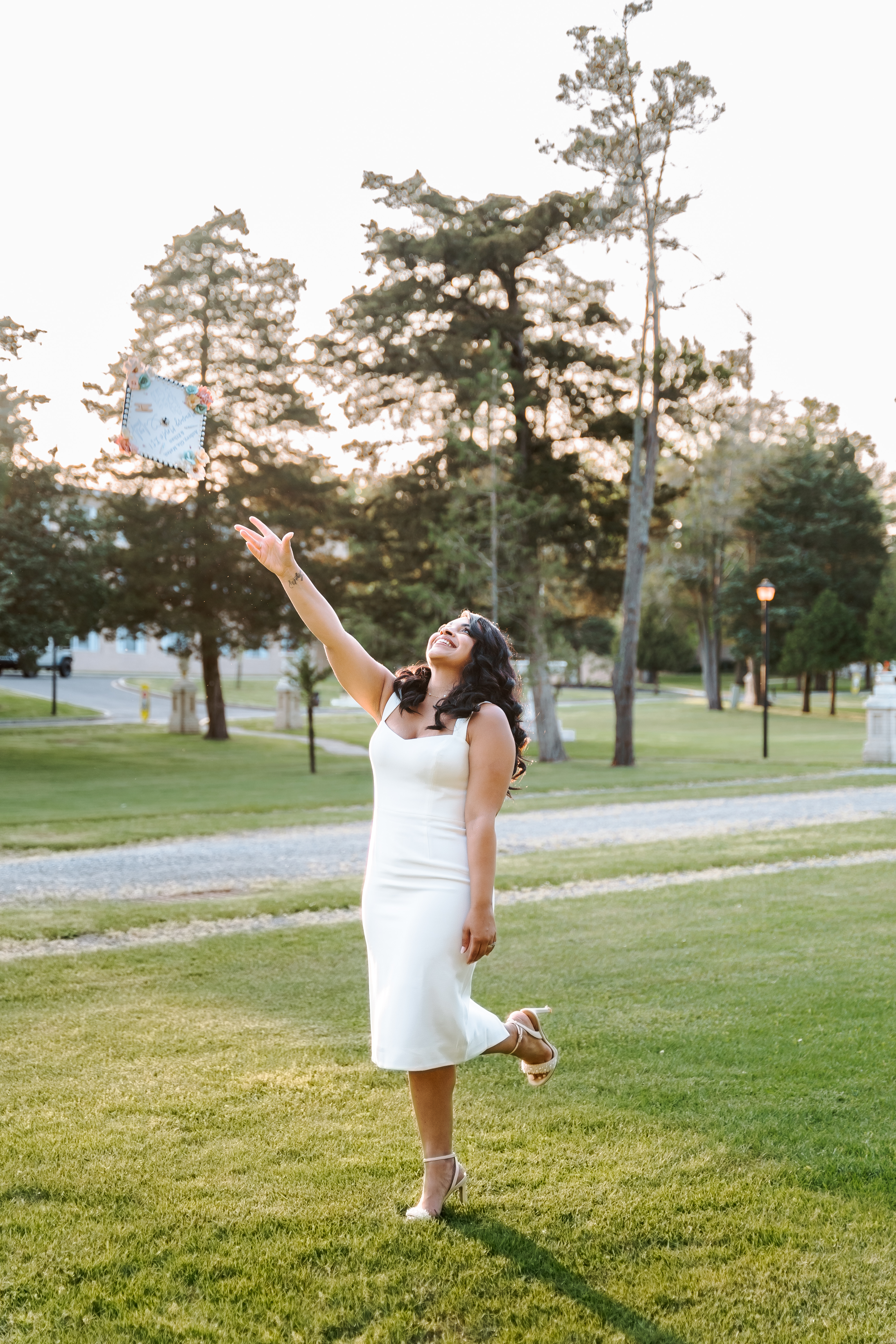 Spring Georgian Court University Graduation Session New Jersey Graduation Photographer