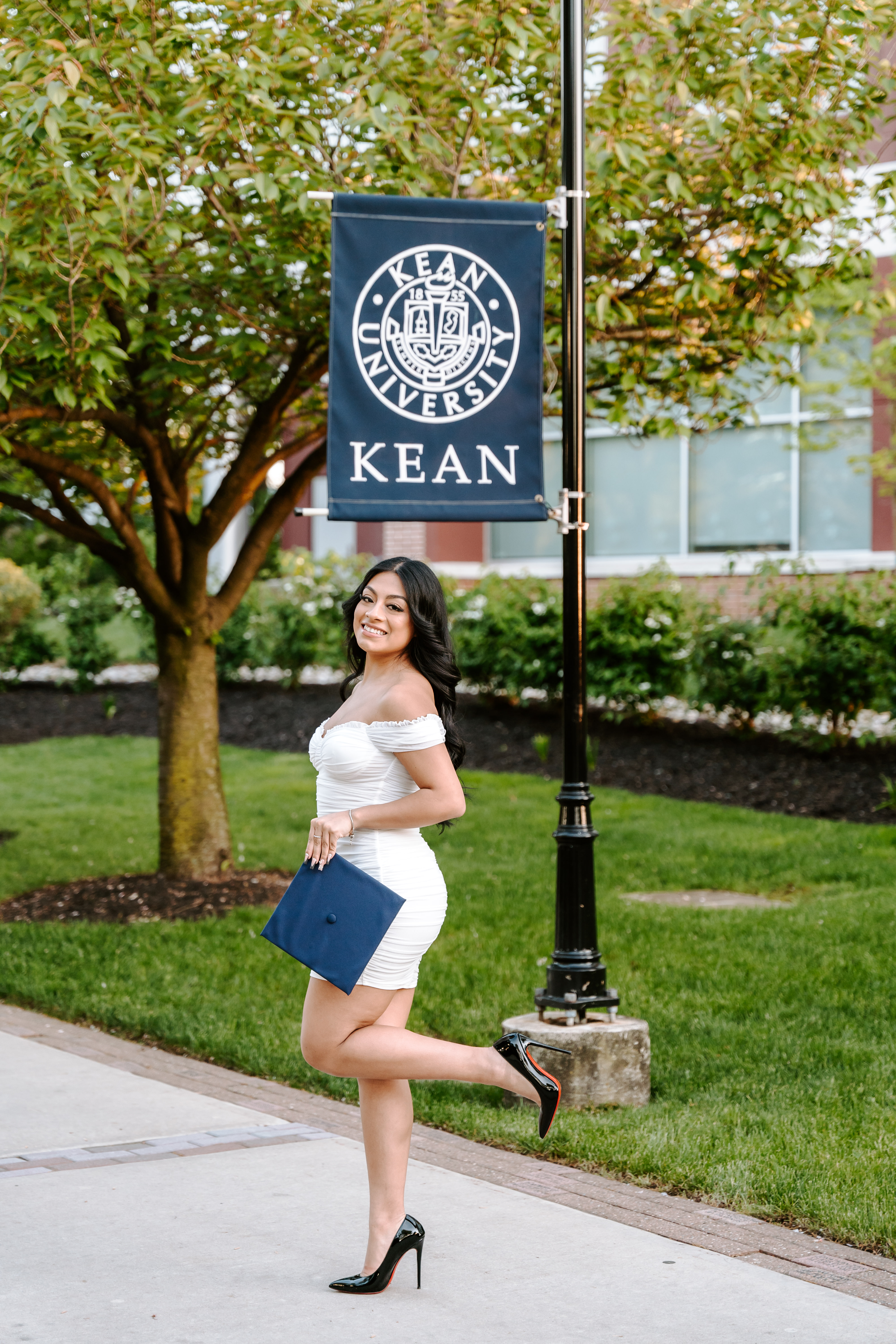 Spring Kean Univerity Union Graduation Session New Jersey Graduation Photographer