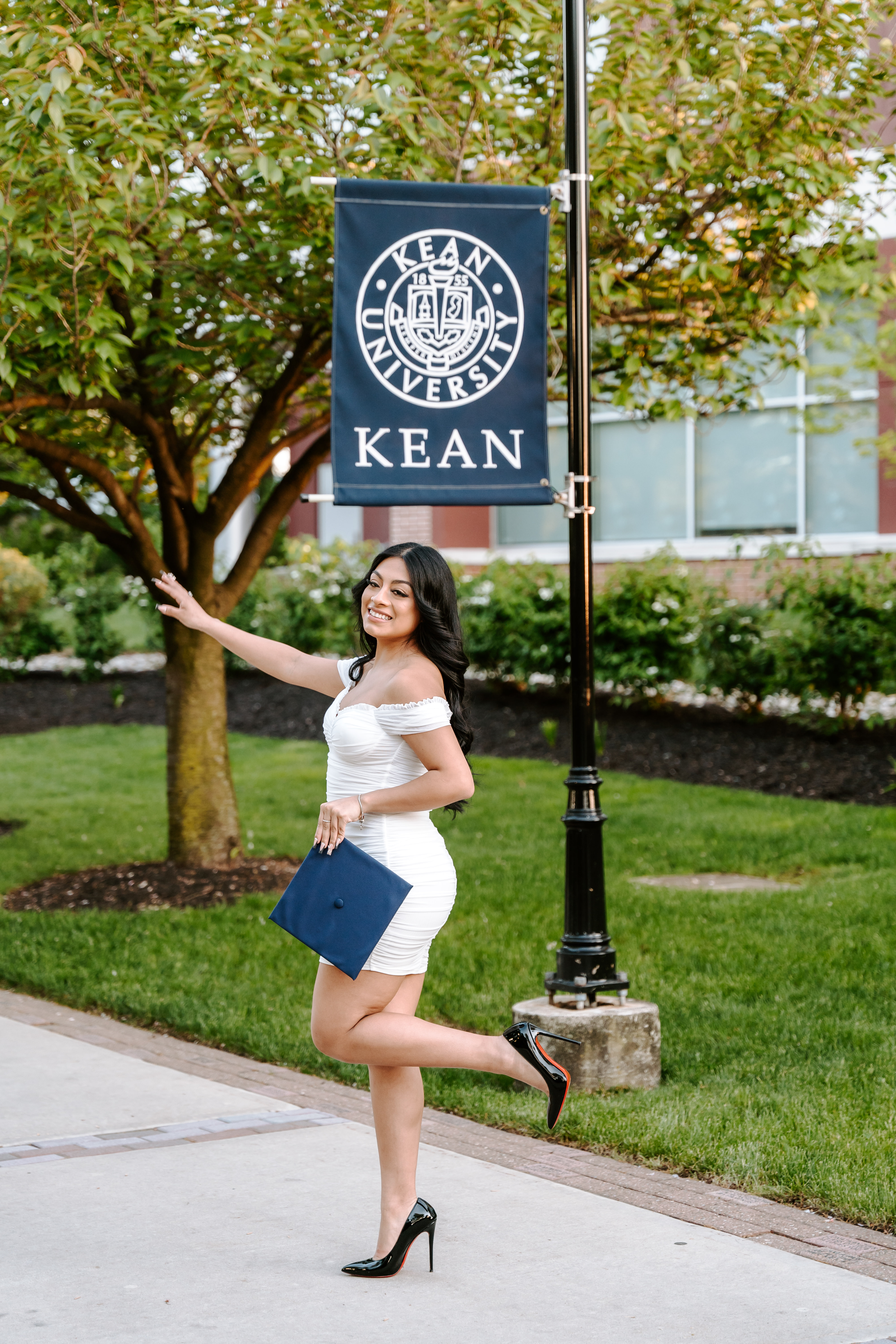 Spring Kean Univerity Union Graduation Session New Jersey Graduation Photographer
