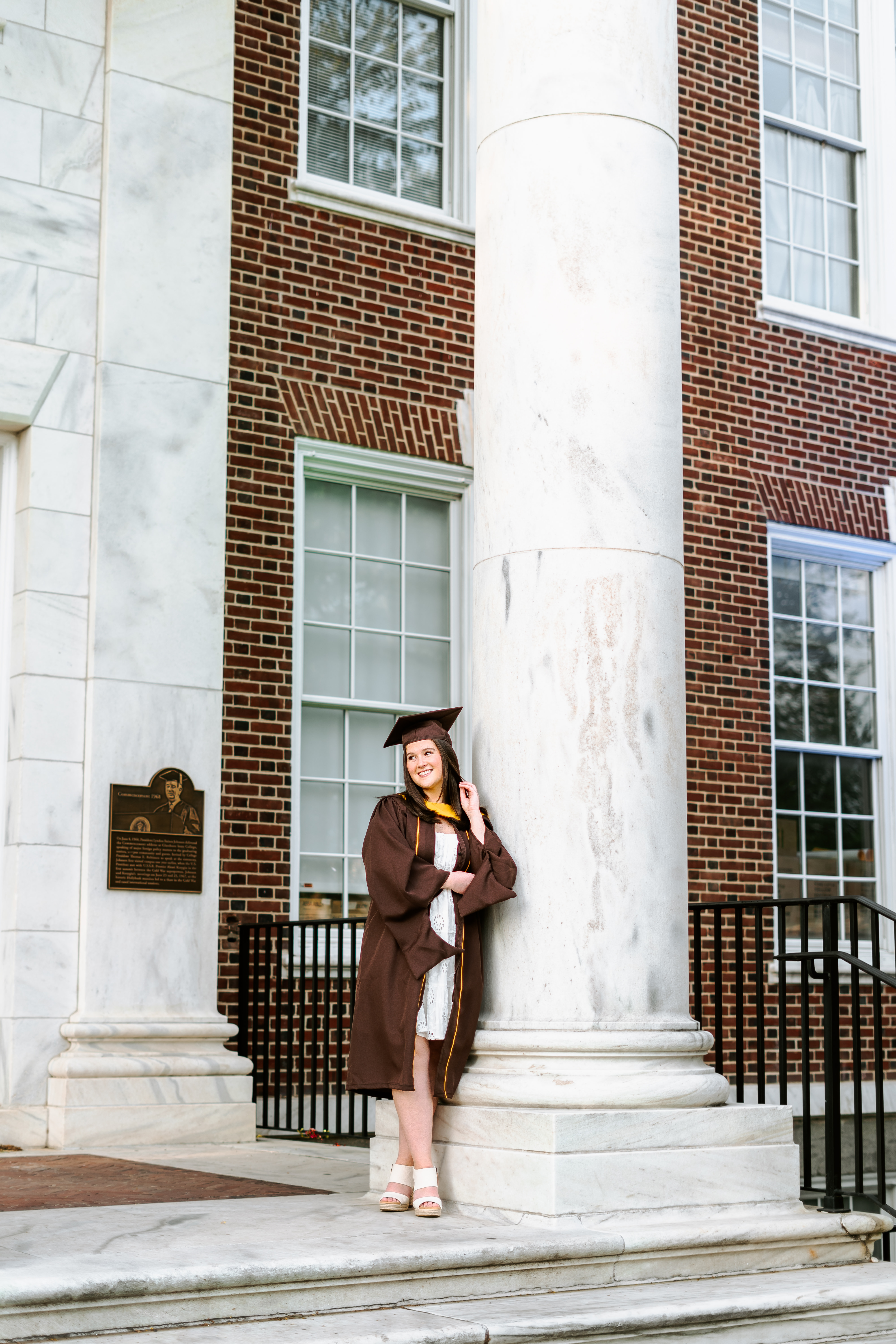 Spring Rowan University Glassboro Graduation Session New Jersey Graduation Photographer