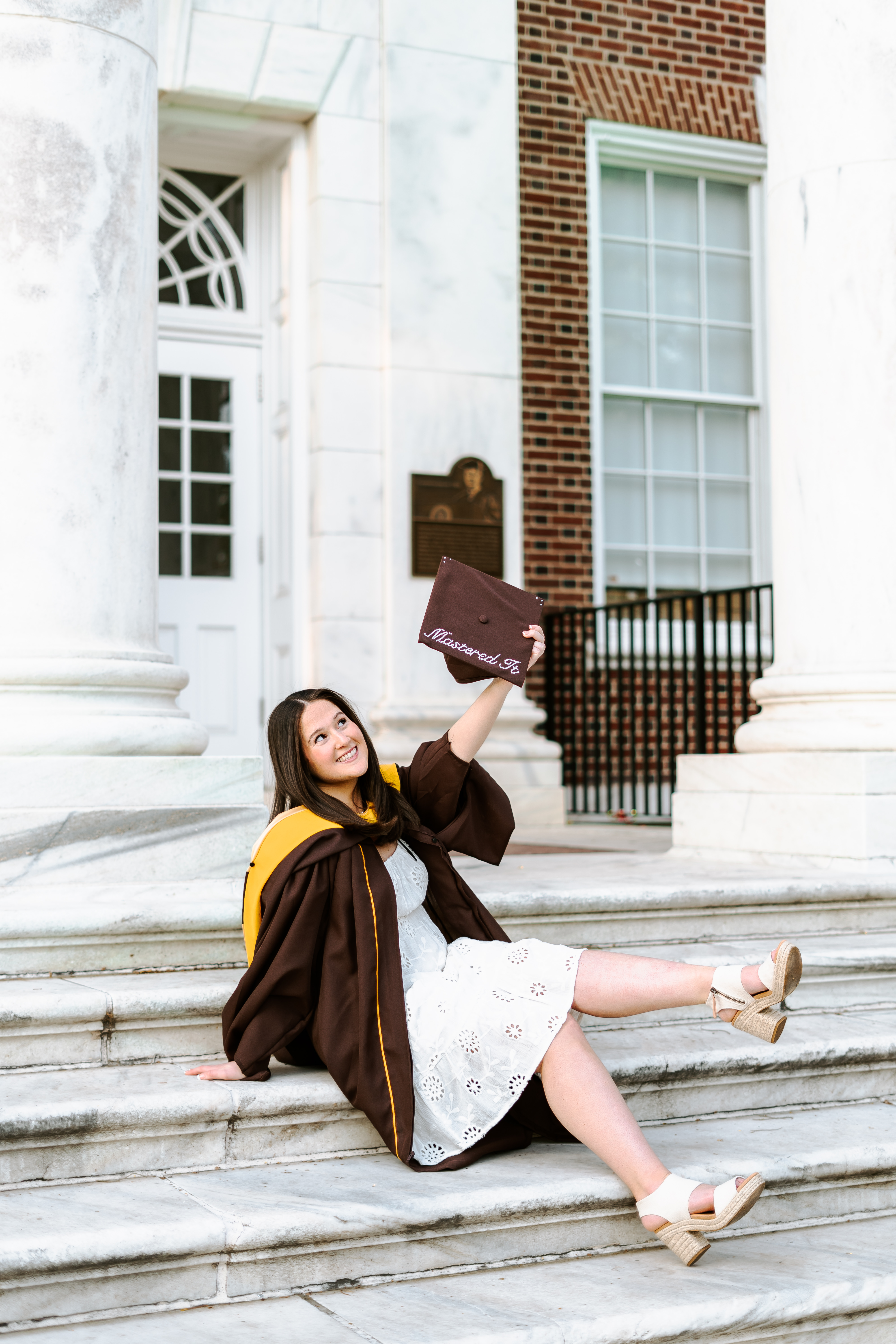 Spring Rowan University Glassboro Graduation Session New Jersey Graduation Photographer