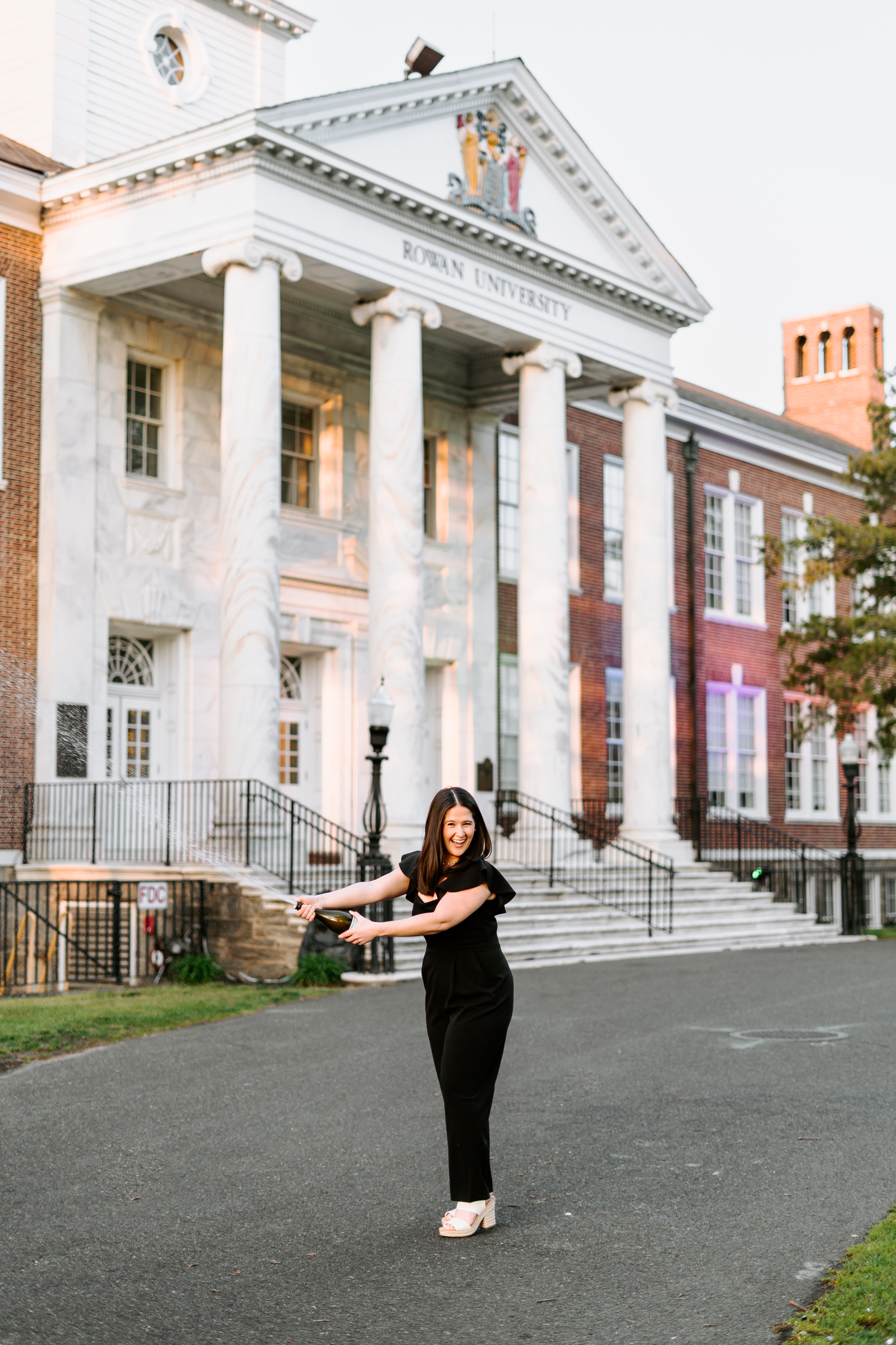 Spring Rowan University Glassboro Graduation Session New Jersey Graduation Photographer