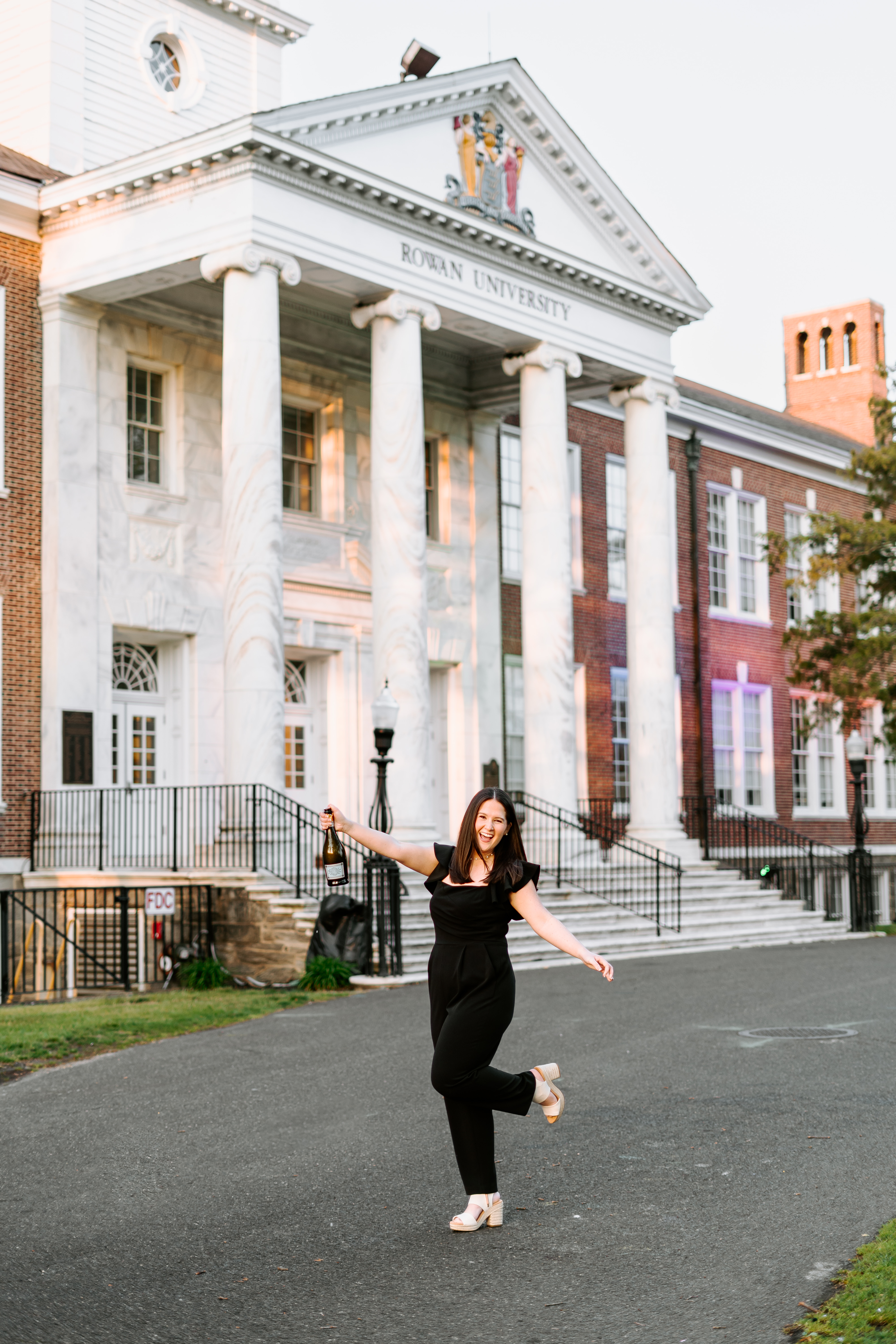 Spring Rowan University Glassboro Graduation Session New Jersey Graduation Photographer