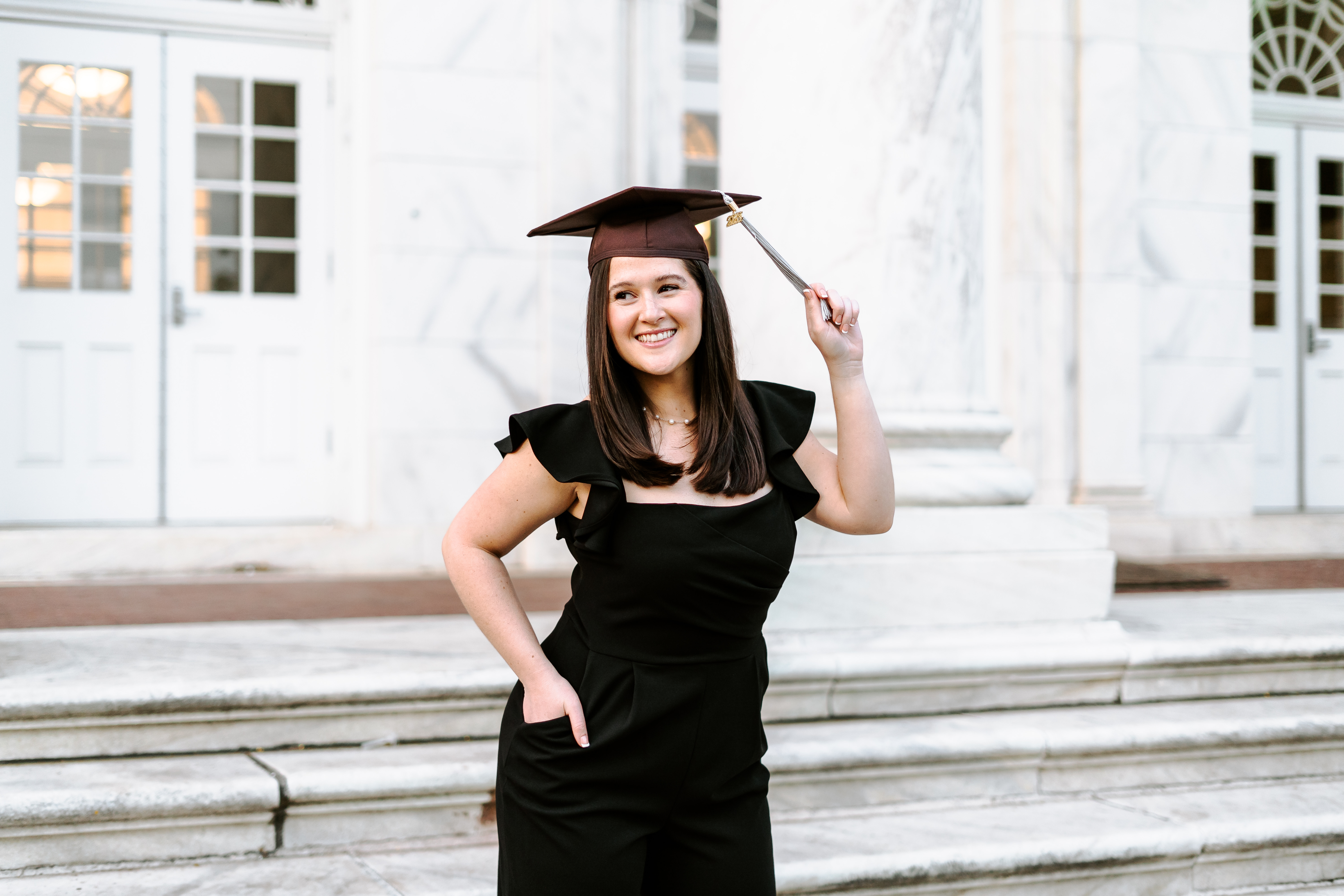 Spring Rowan University Glassboro Graduation Session New Jersey Graduation Photographer