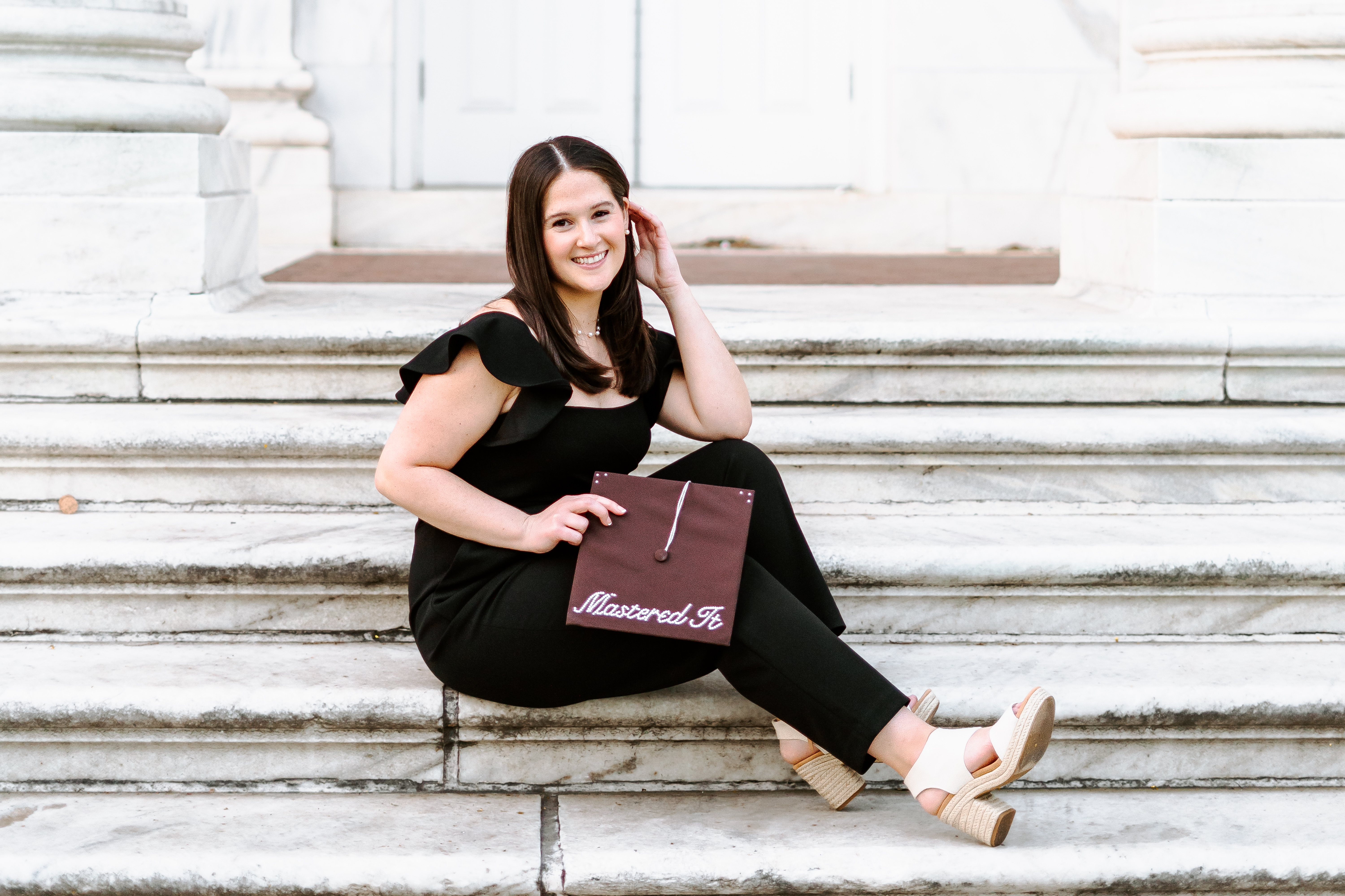 Spring Rowan University Glassboro Graduation Session New Jersey Graduation Photographer