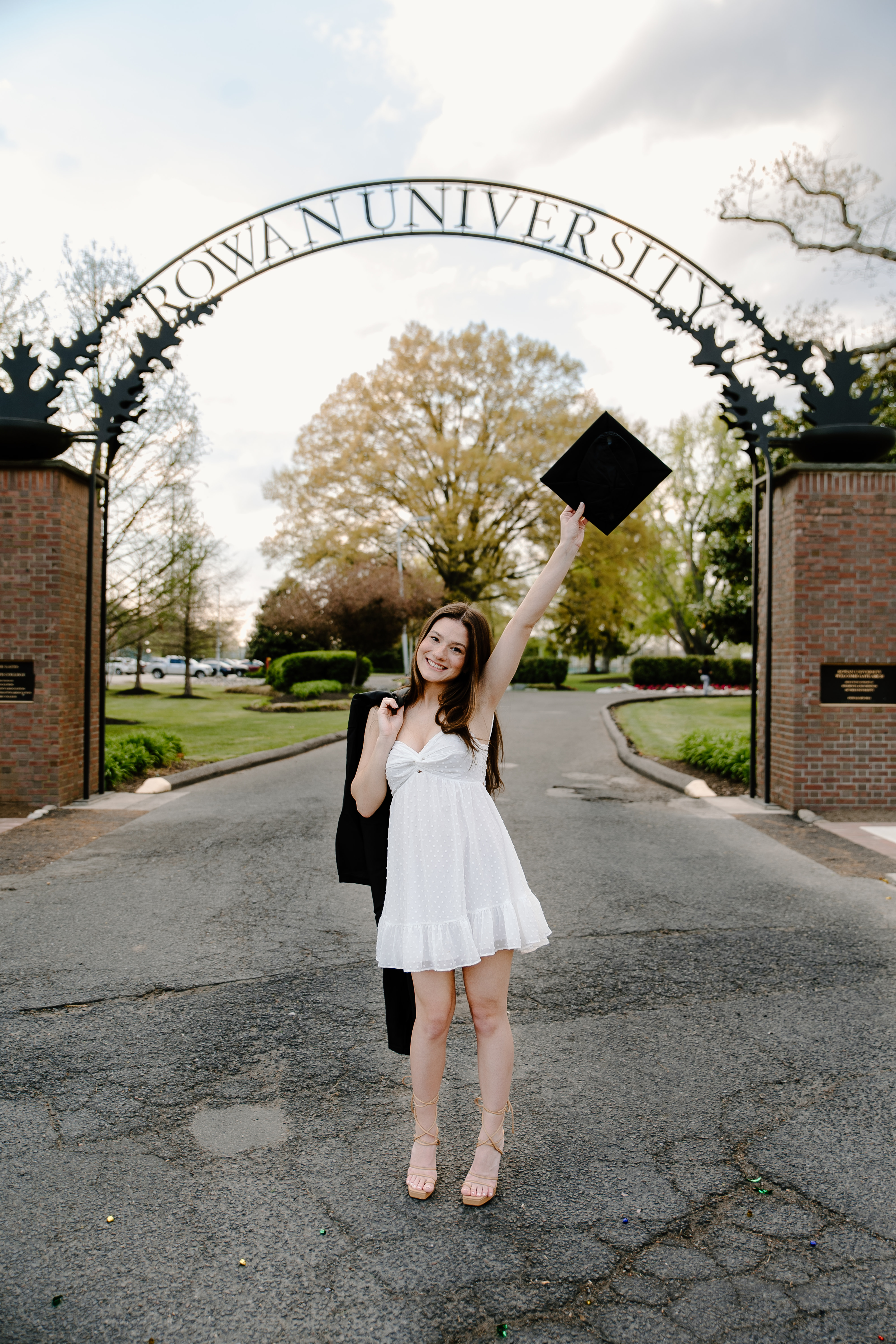 Spring Rowan University Graduation Session New Jersey Graduation Photographer