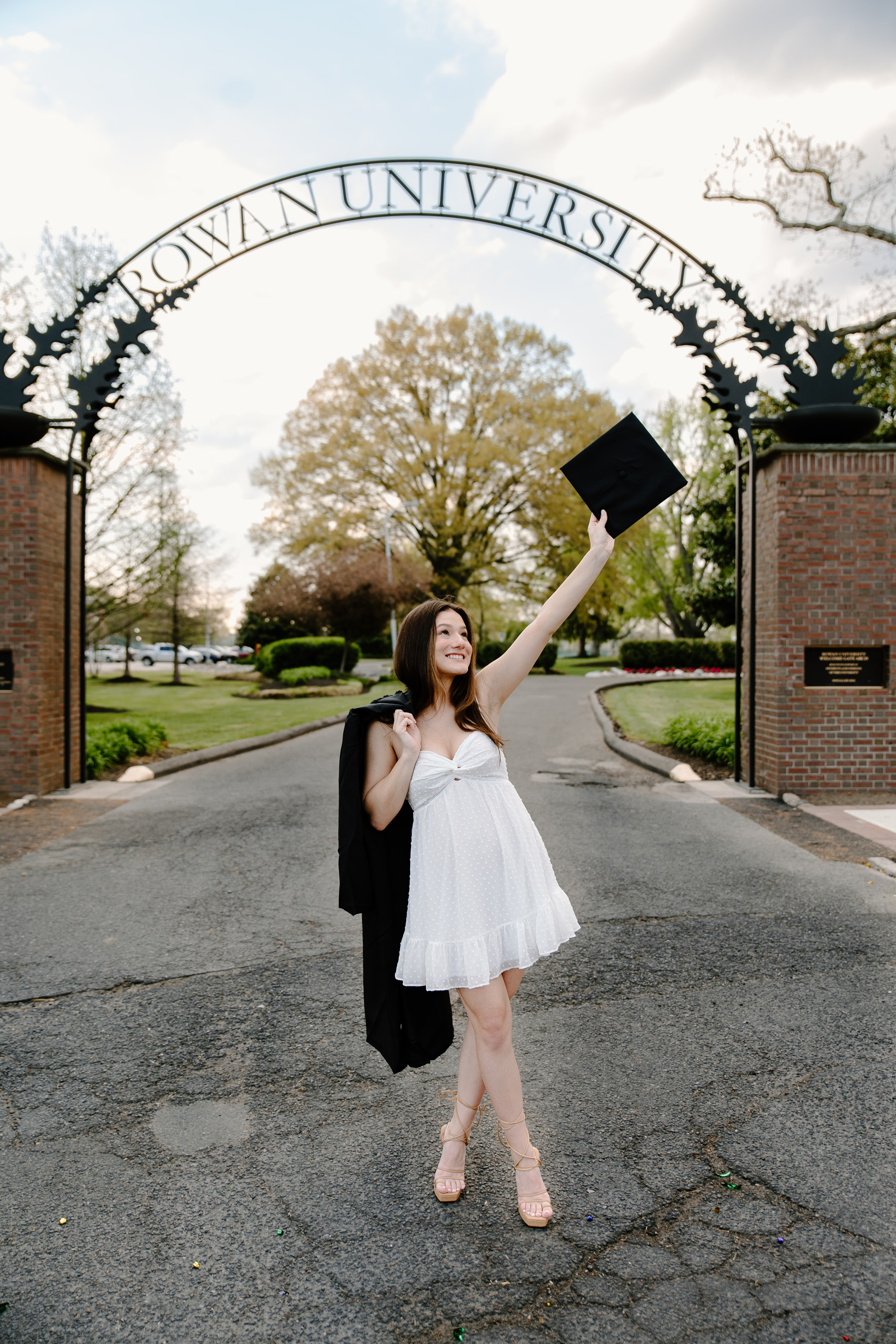 Spring Rowan University Graduation Session New Jersey Graduation Photographer