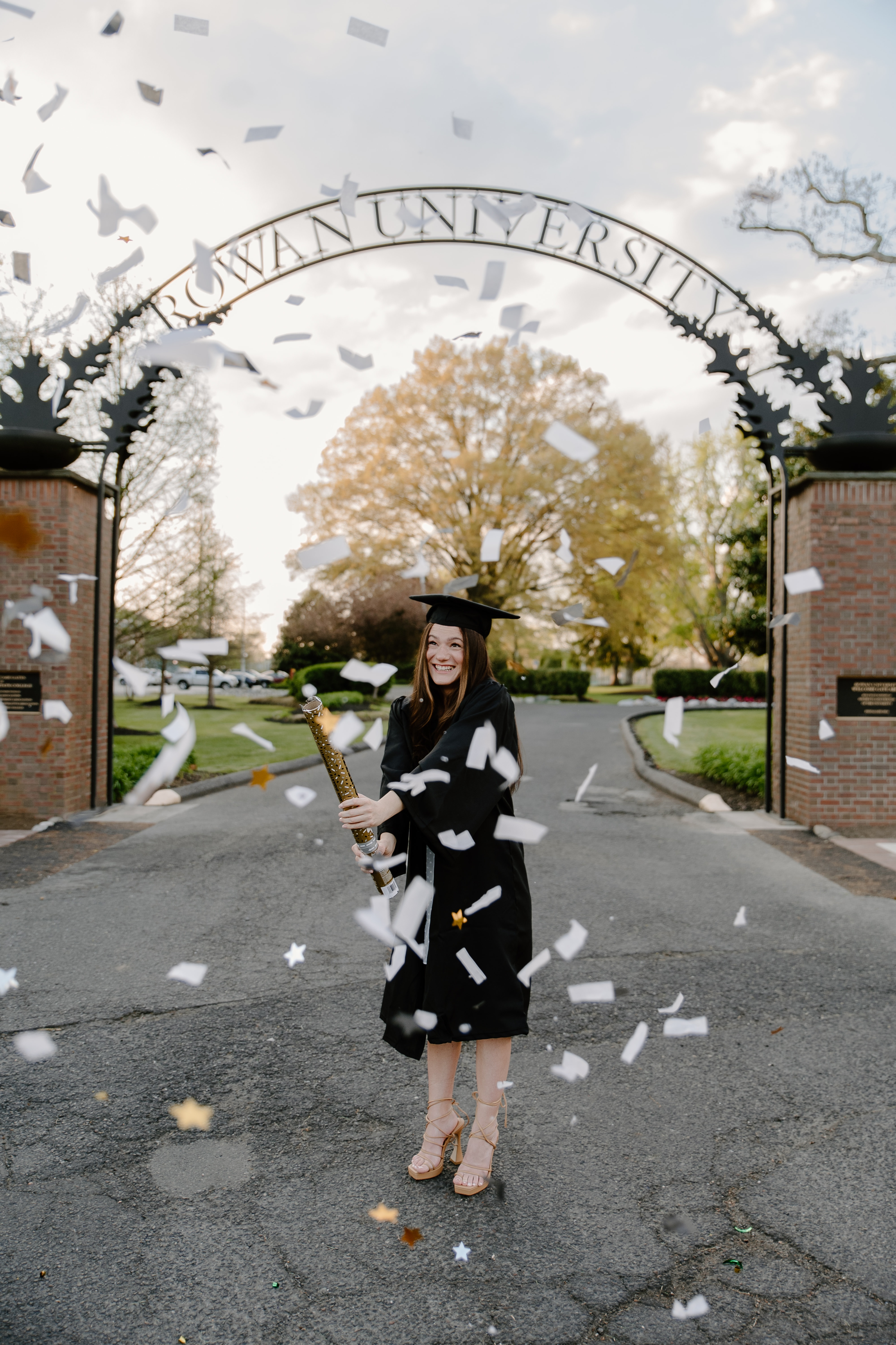 Spring Rowan University Graduation Session New Jersey Graduation Photographer