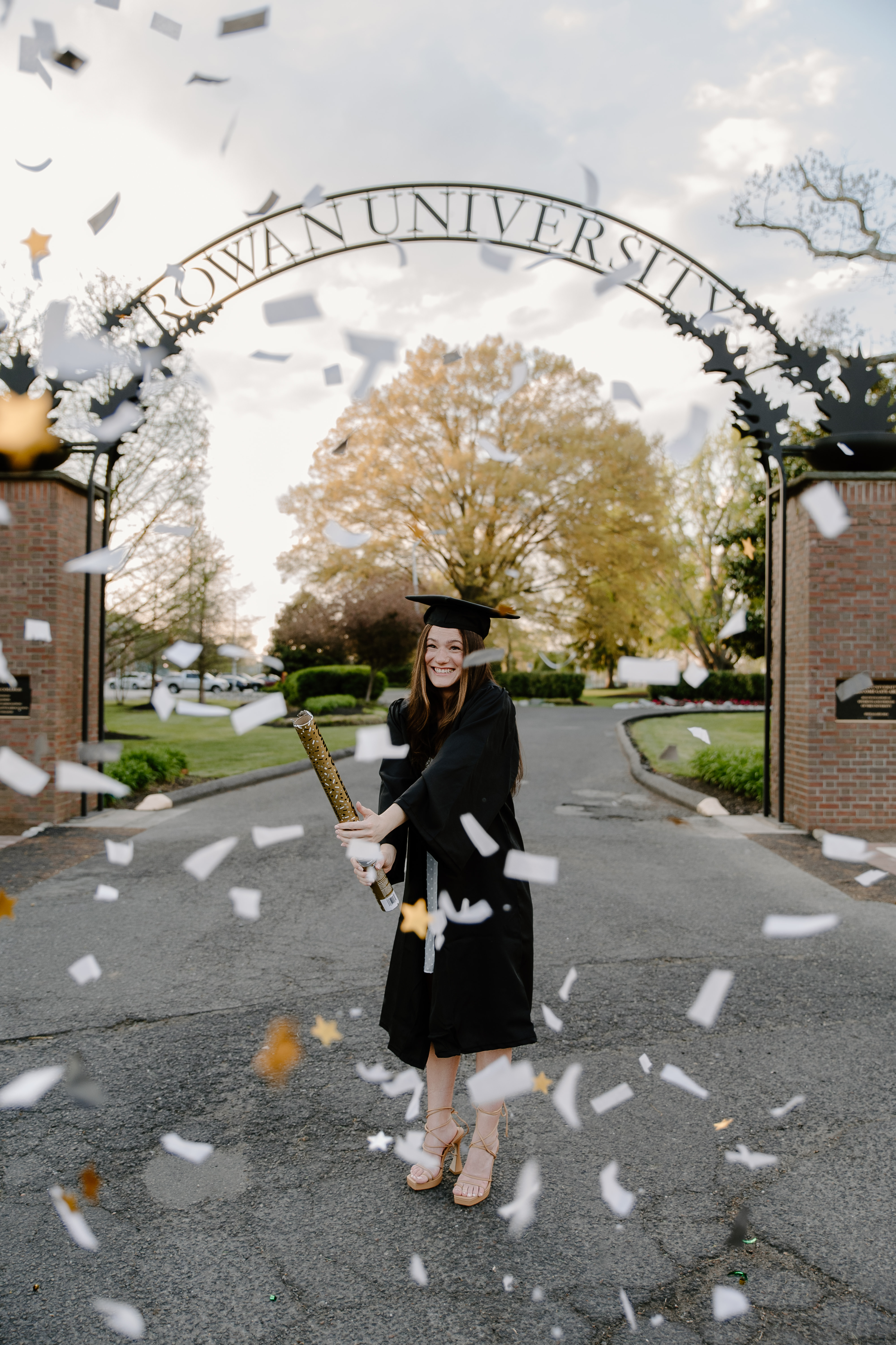 Spring Rowan University Graduation Session New Jersey Graduation Photographer