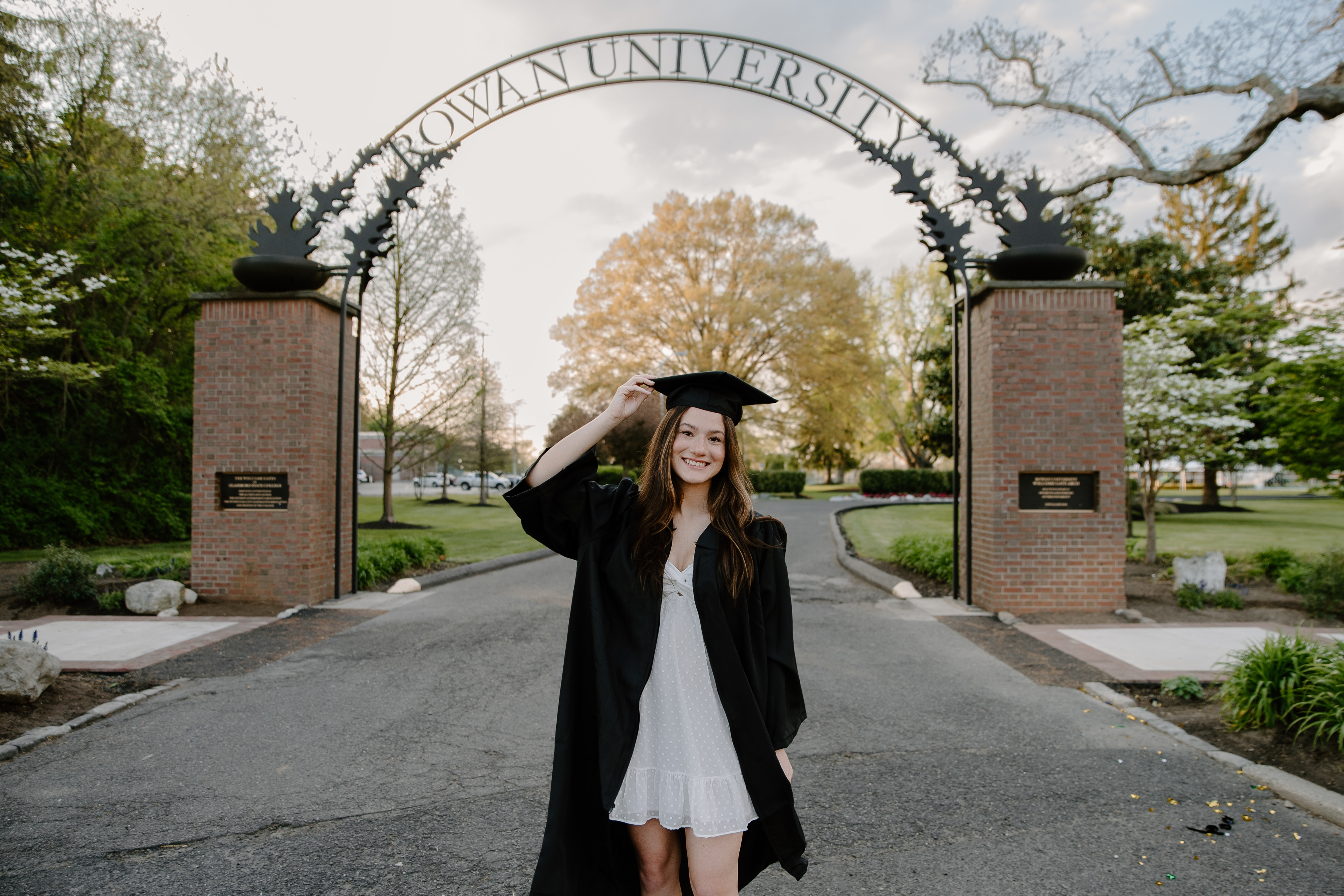 Spring Rowan University Graduation Session New Jersey Graduation Photographer