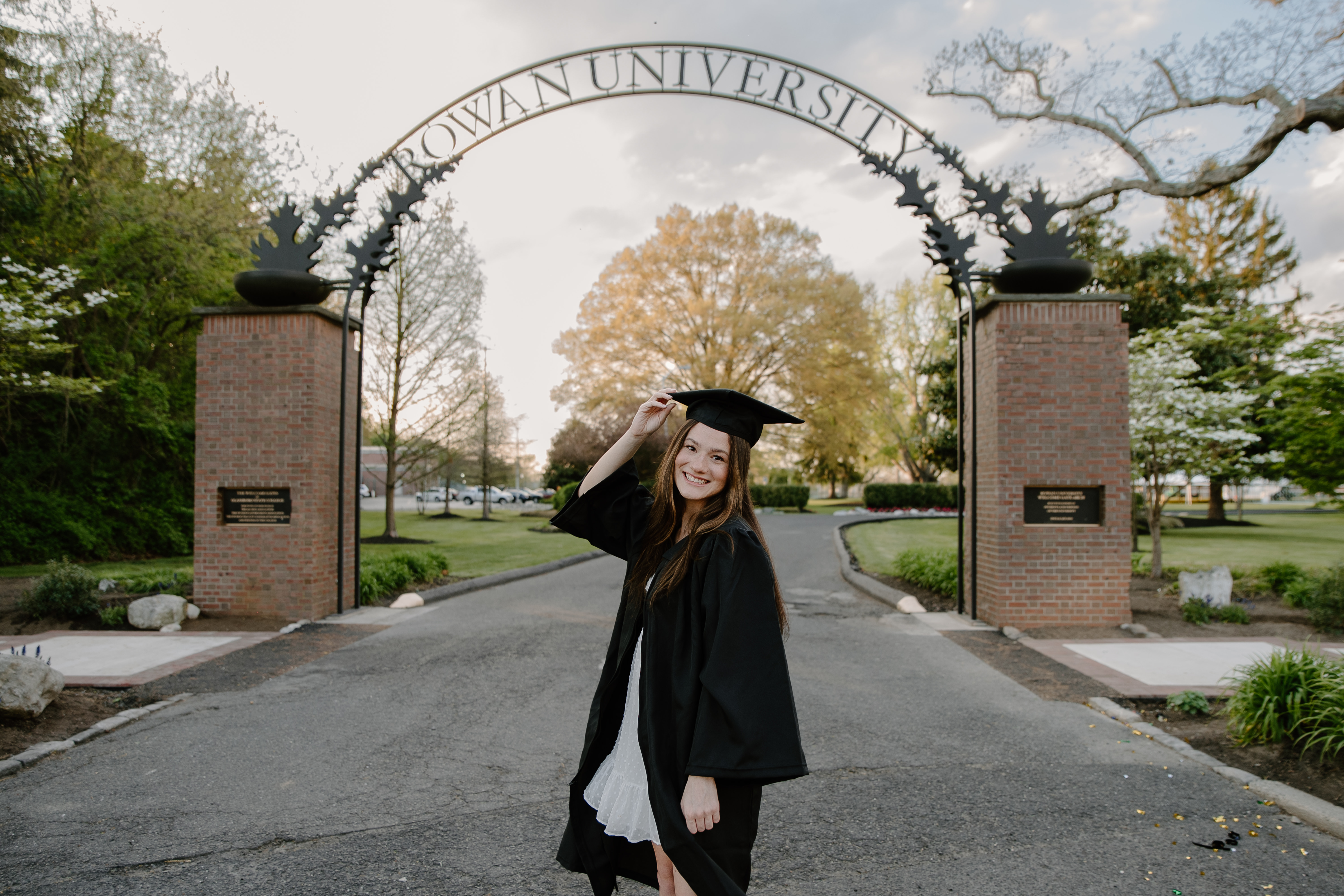 Spring Rowan University Graduation Session New Jersey Graduation Photographer