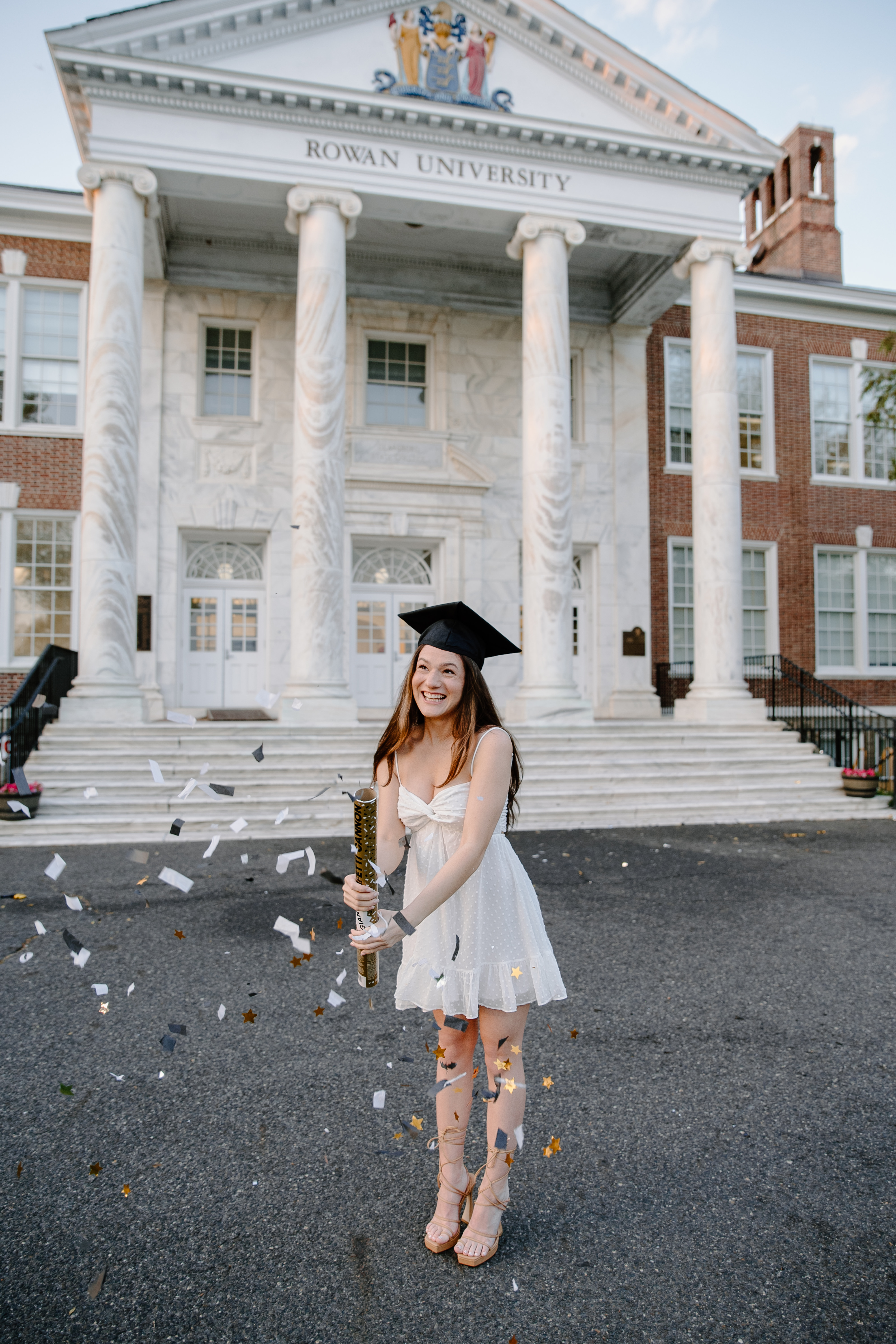 Spring Rowan University Graduation Session New Jersey Graduation Photographer