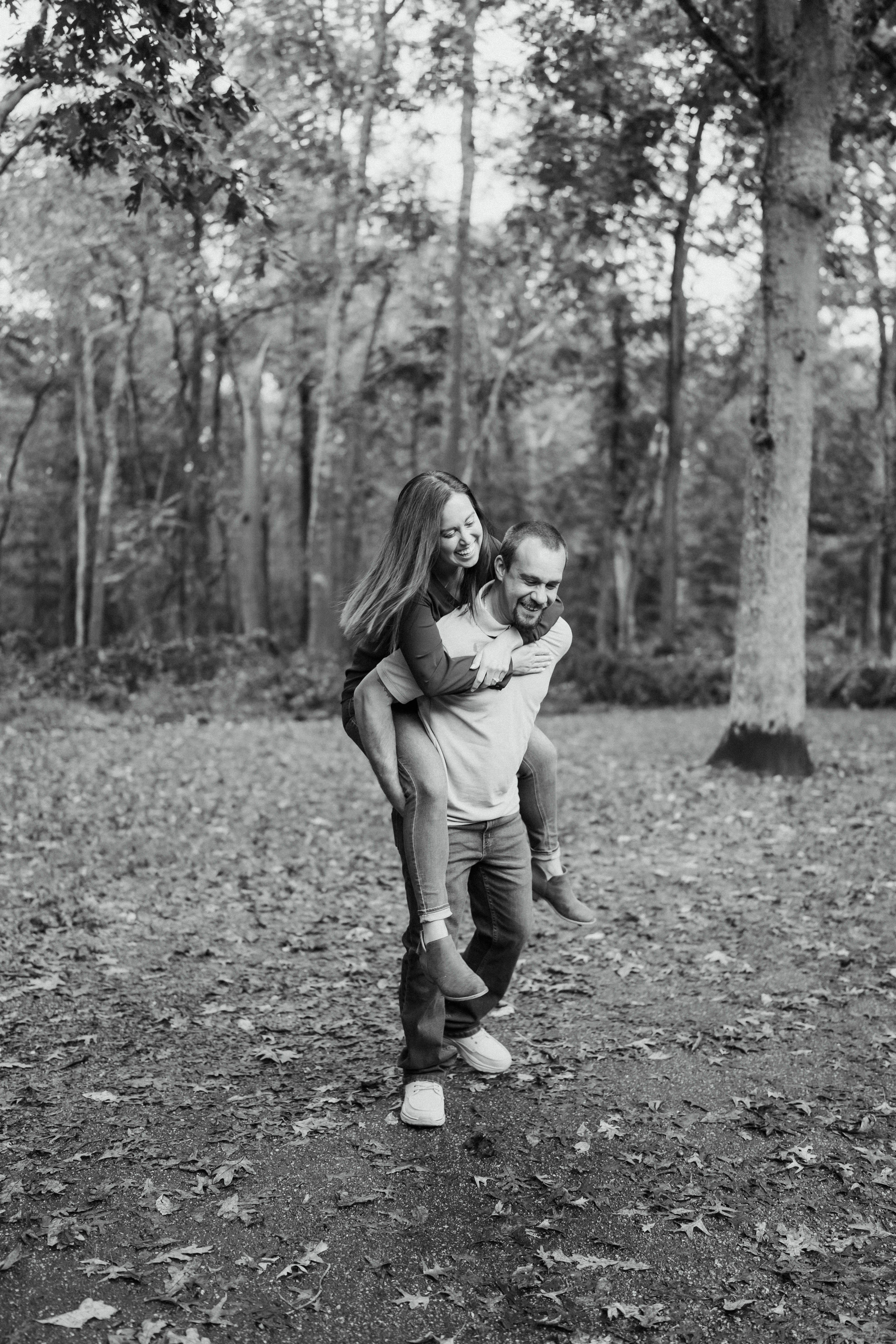 Fall Allaire State Park Wall Engagement Session New Jersey Wedding Photographer