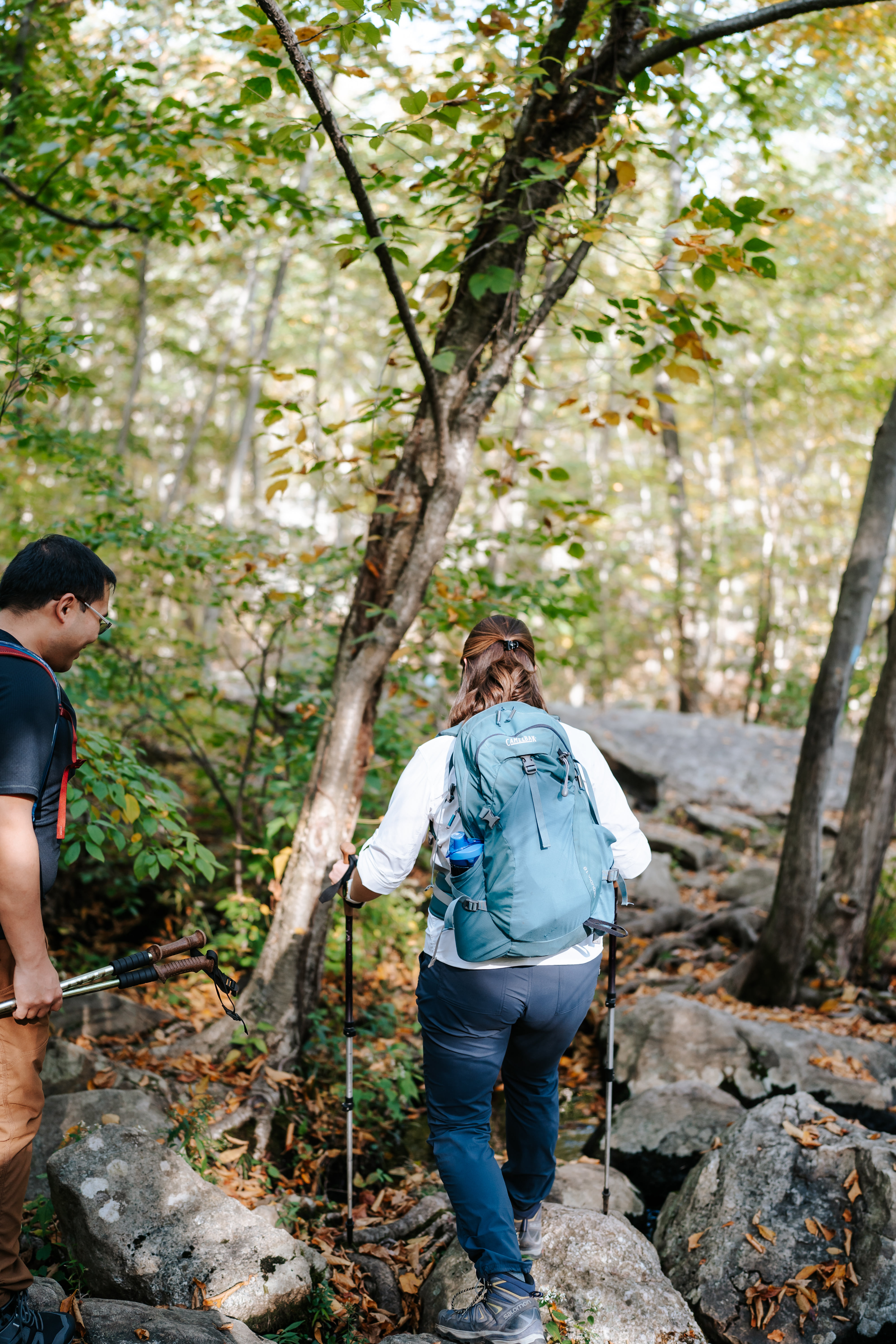 Fall Norvin Green State Forest Ringwood Engagement Session New Jersey Wedding Photographer