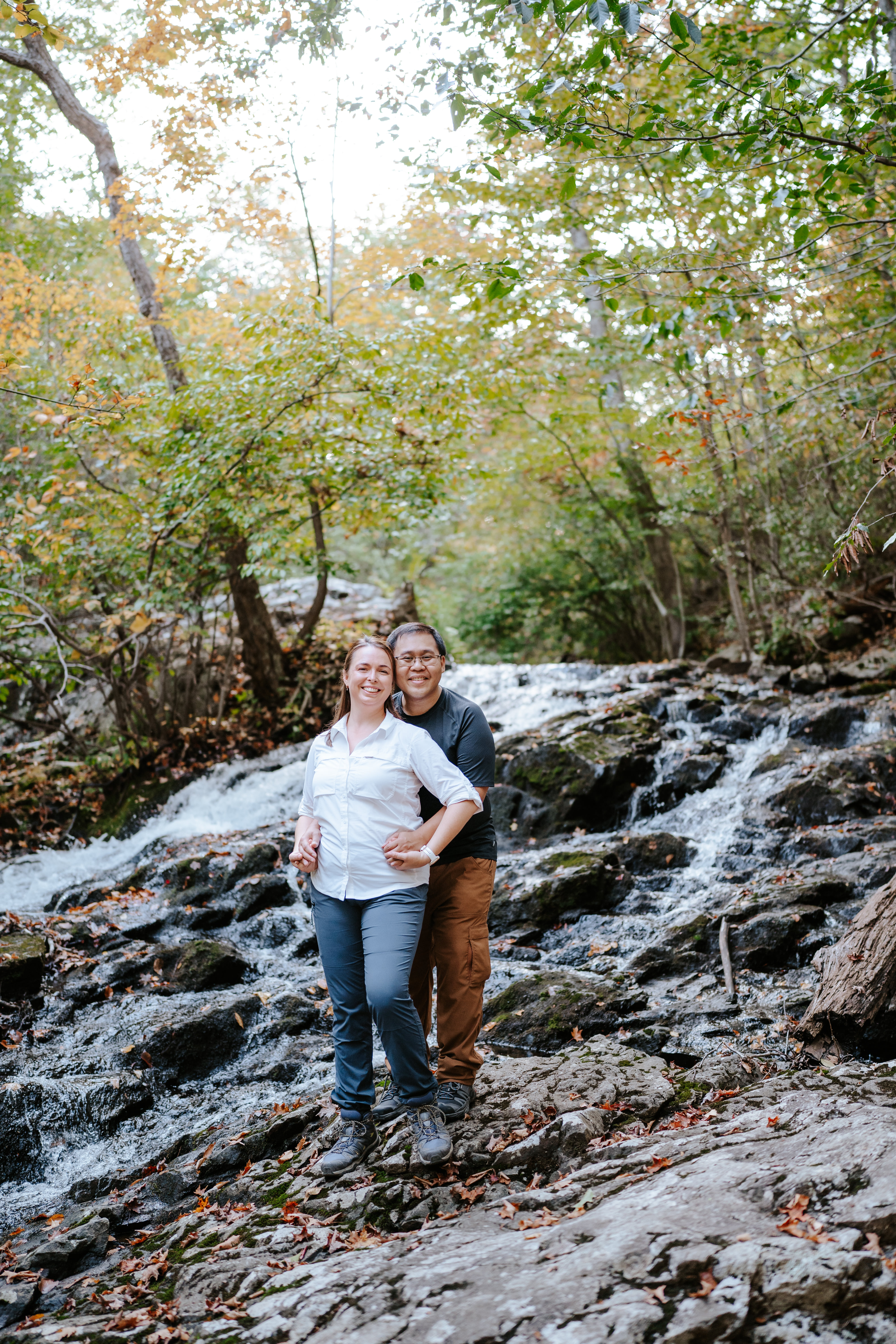 Fall Norvin Green State Forest Ringwood Engagement Session New Jersey Wedding Photographer