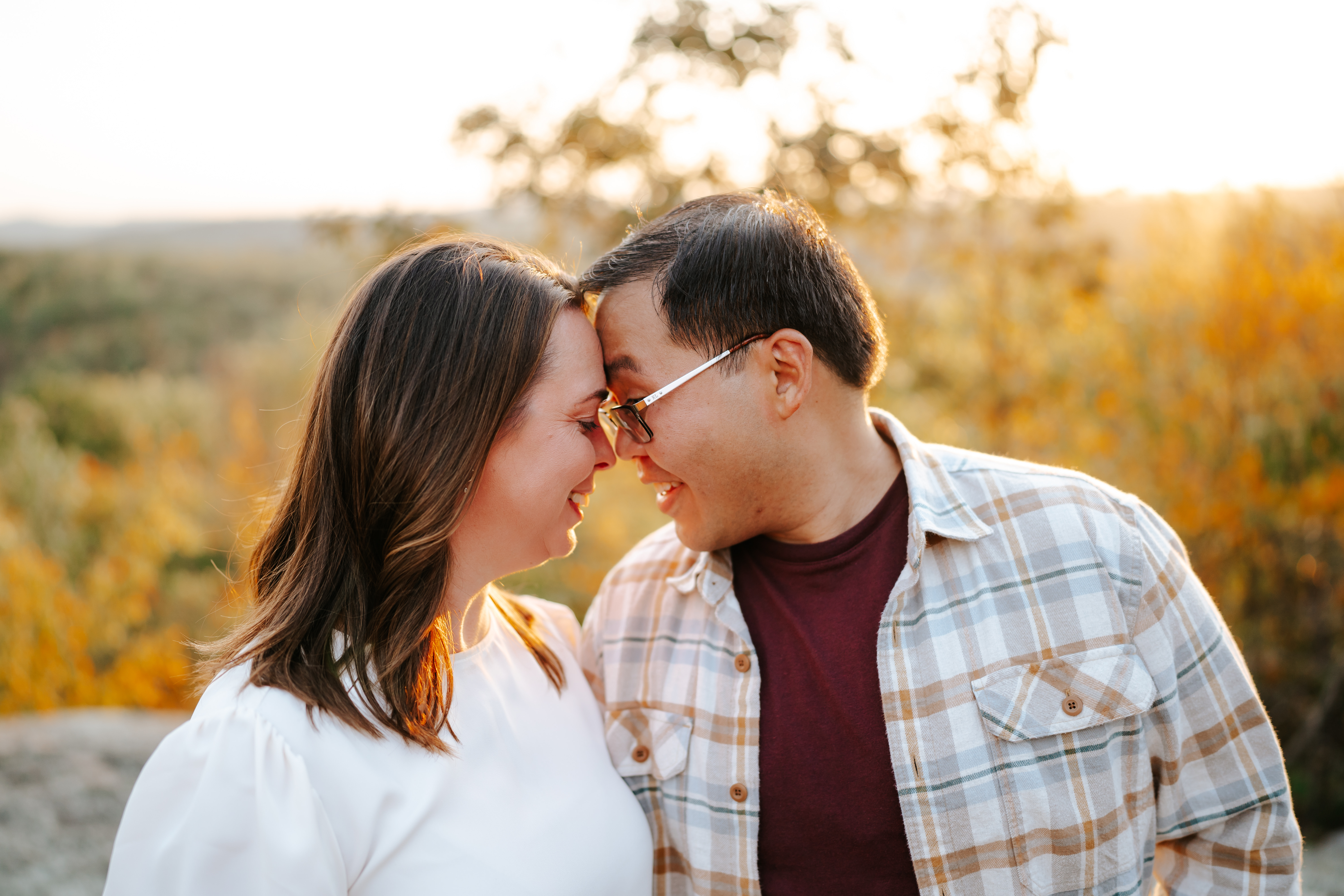 Fall Norvin Green State Forest Ringwood Engagement Session New Jersey Wedding Photographer