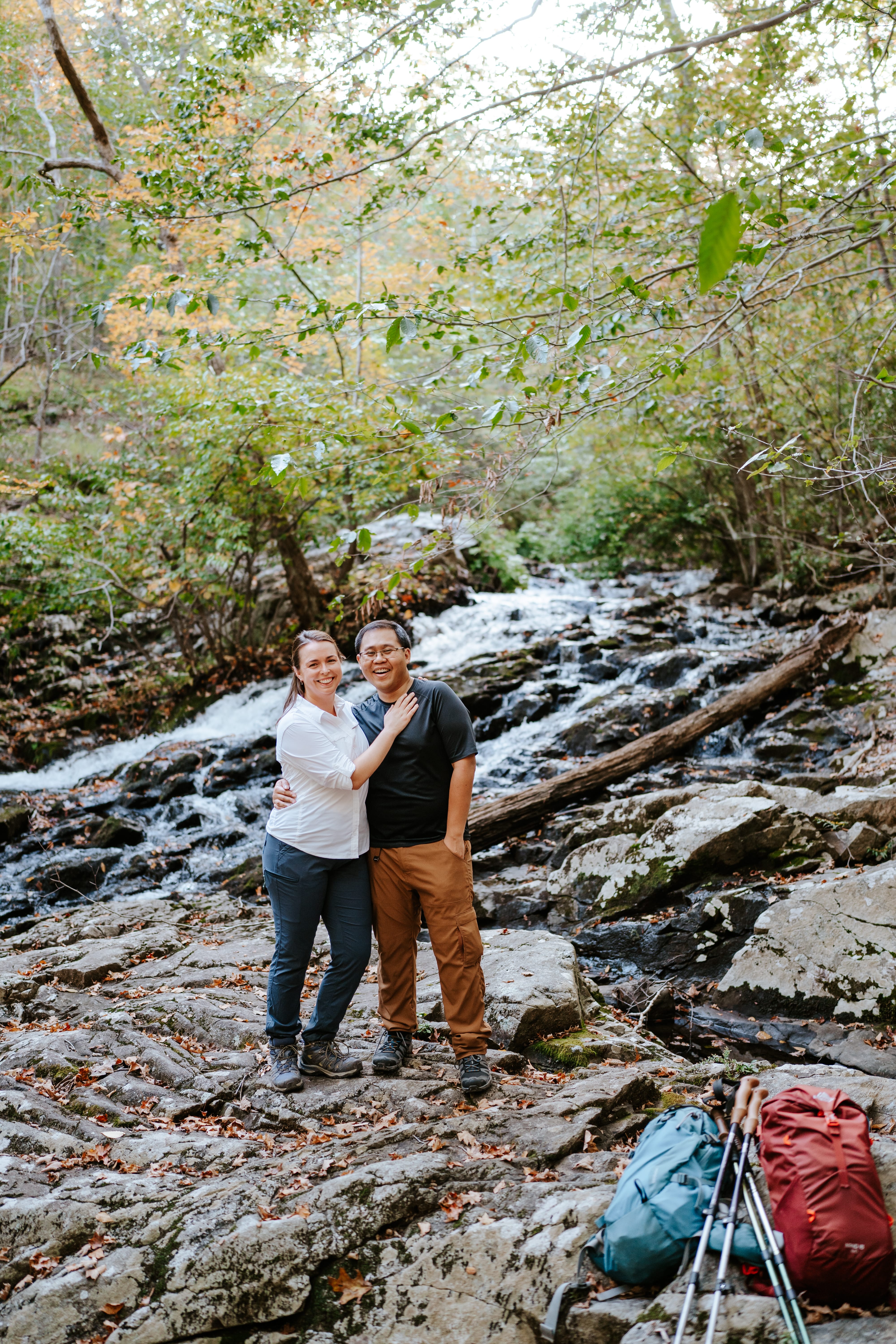 Fall Norvin Green State Forest Ringwood Engagement Session New Jersey Wedding Photographer