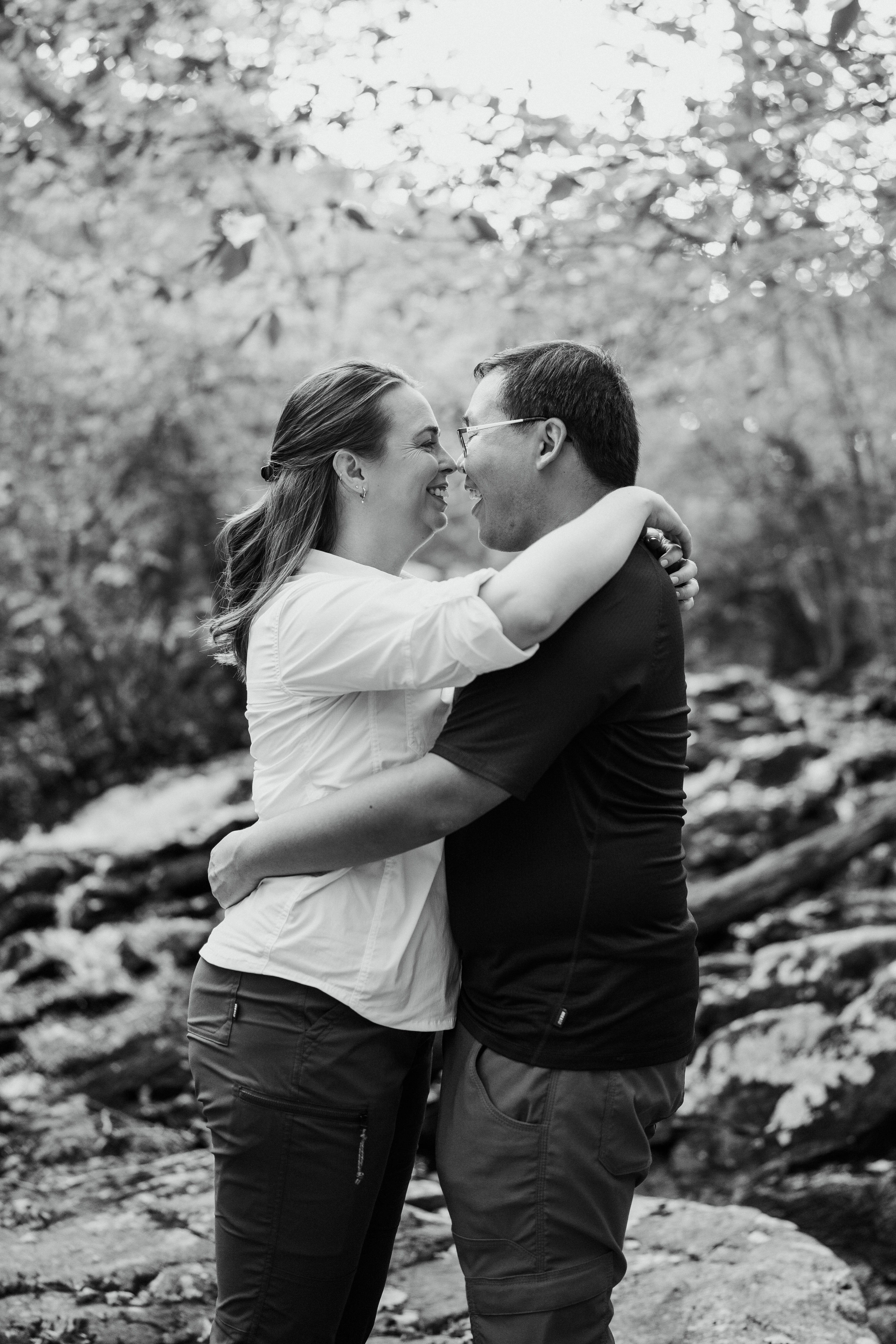 Fall Norvin Green State Forest Ringwood Engagement Session New Jersey Wedding Photographer