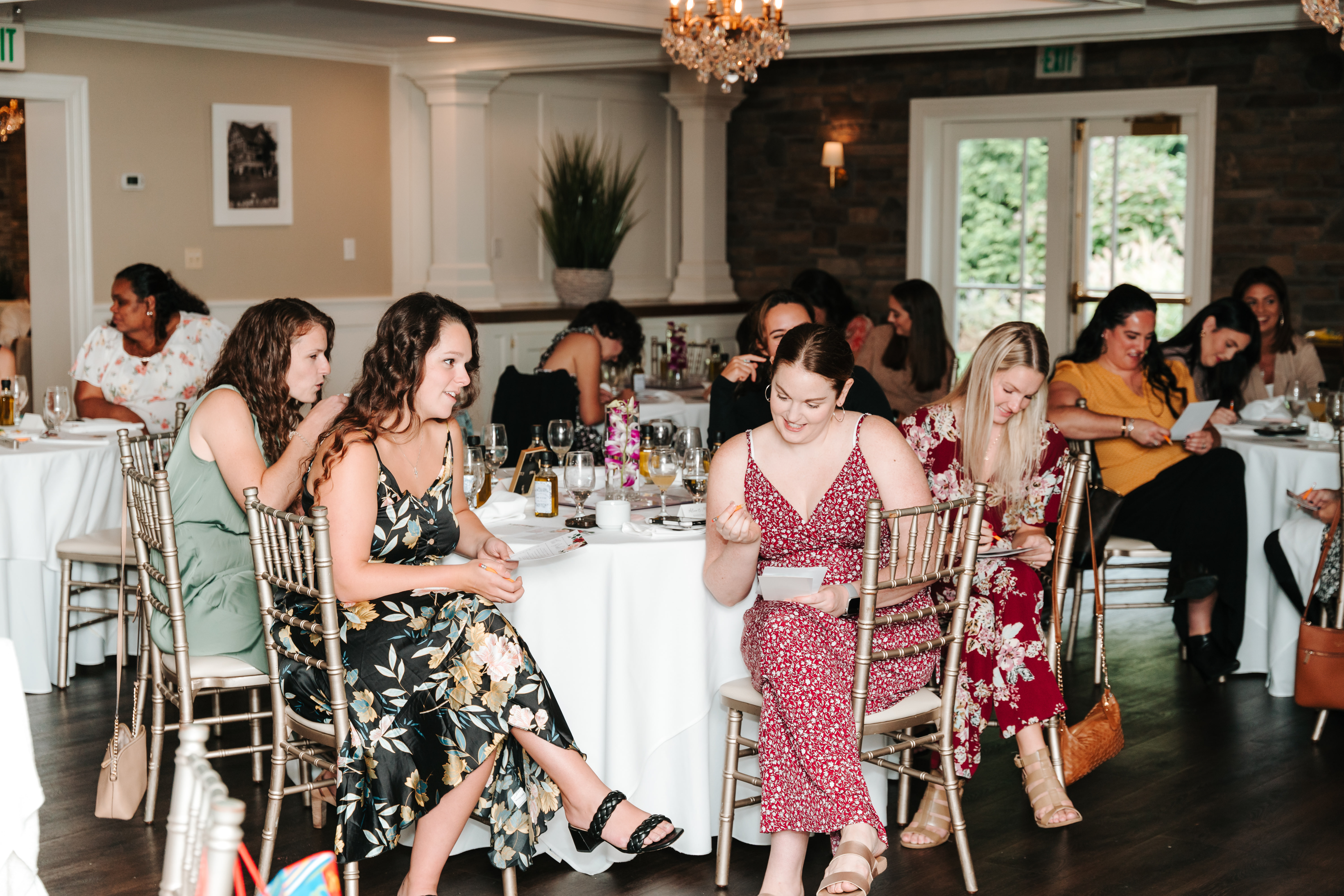 Fall The Mansion at Mountain Lakes Bridal Shower New Jersey Wedding Photographer