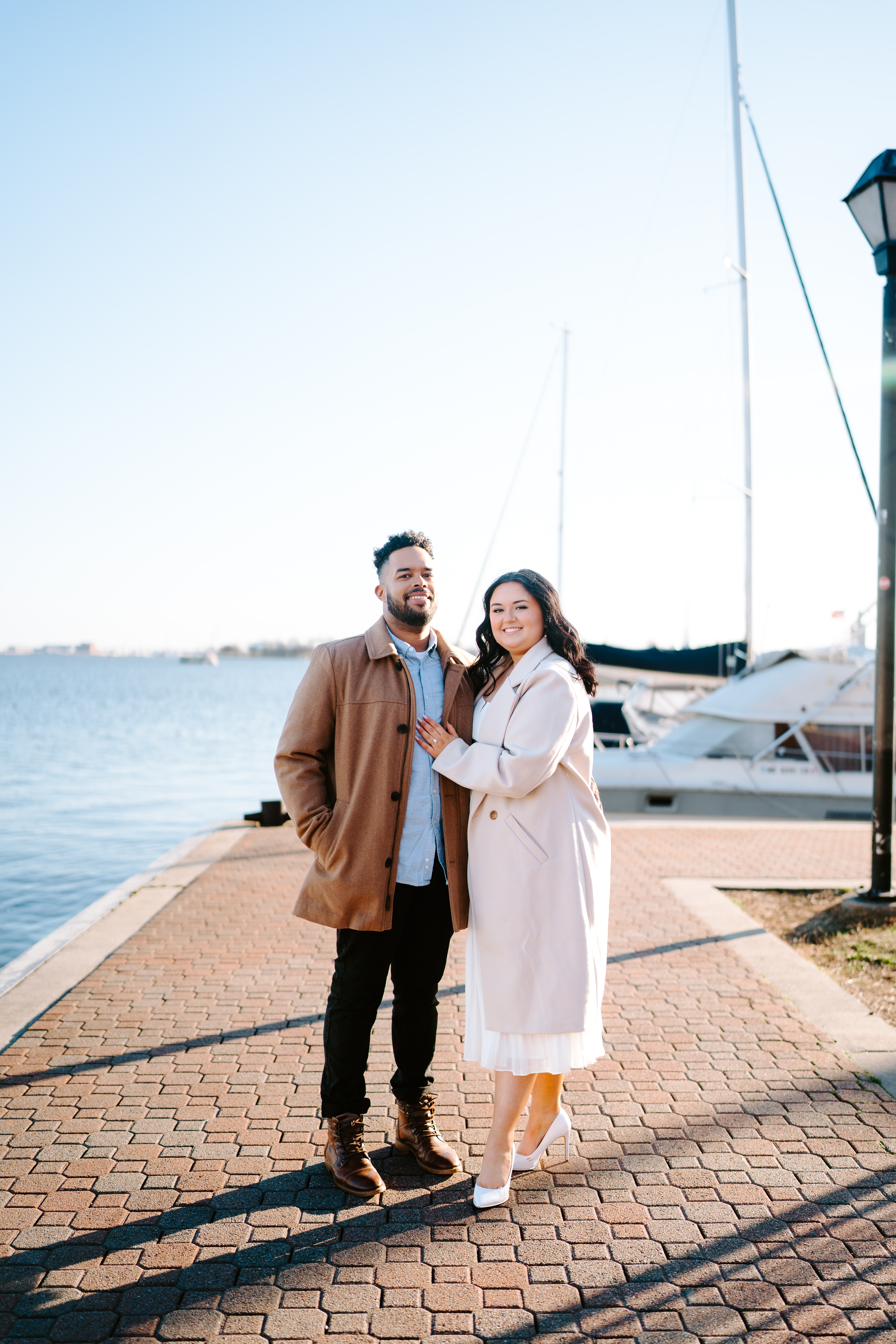 Spring Fells Point Baltimore Engagement Session Maryland Wedding Photographer