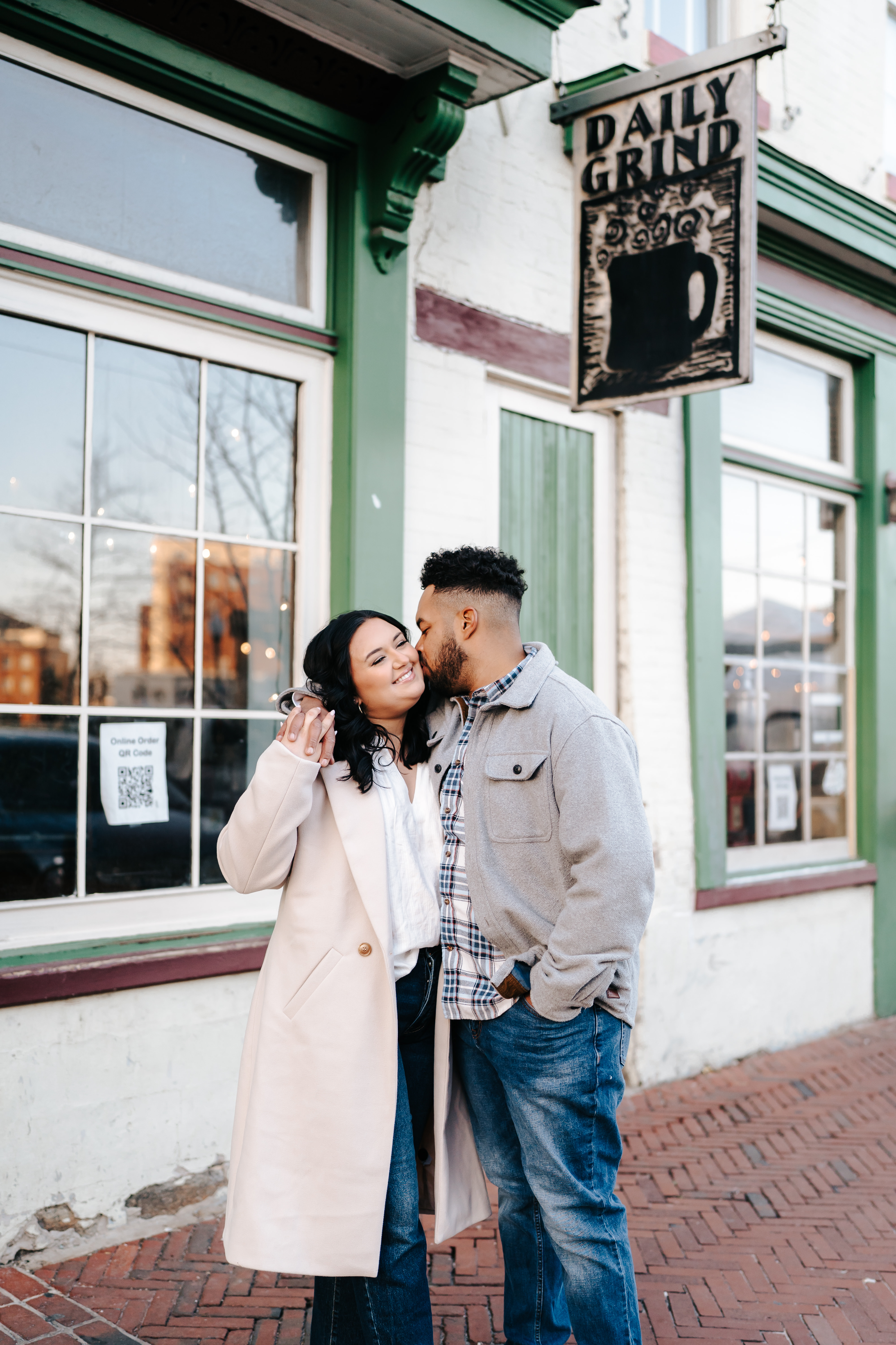 Spring Fells Point Baltimore Engagement Session Maryland Wedding Photographer