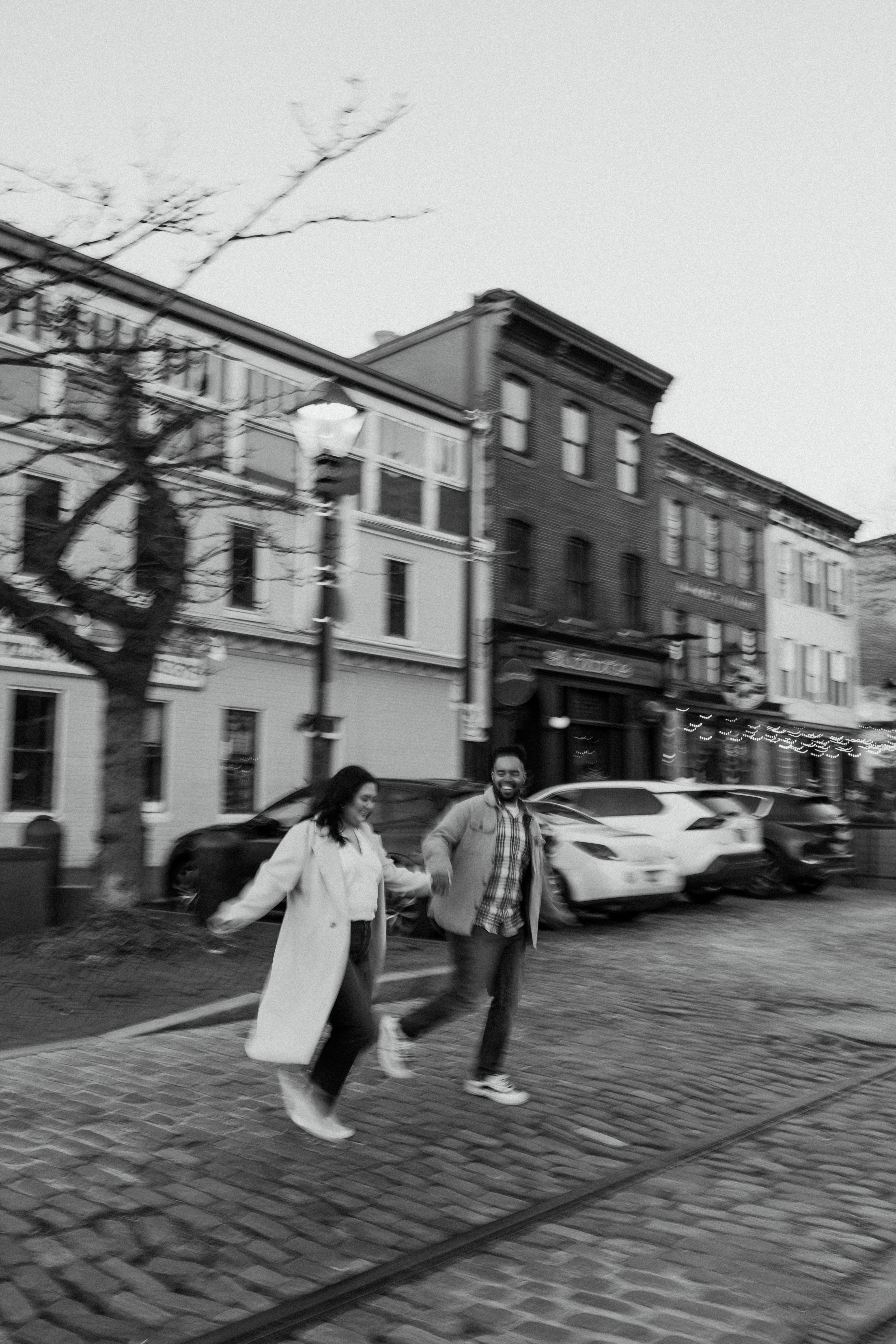 Spring Fells Point Baltimore Engagement Session Maryland Wedding Photographer