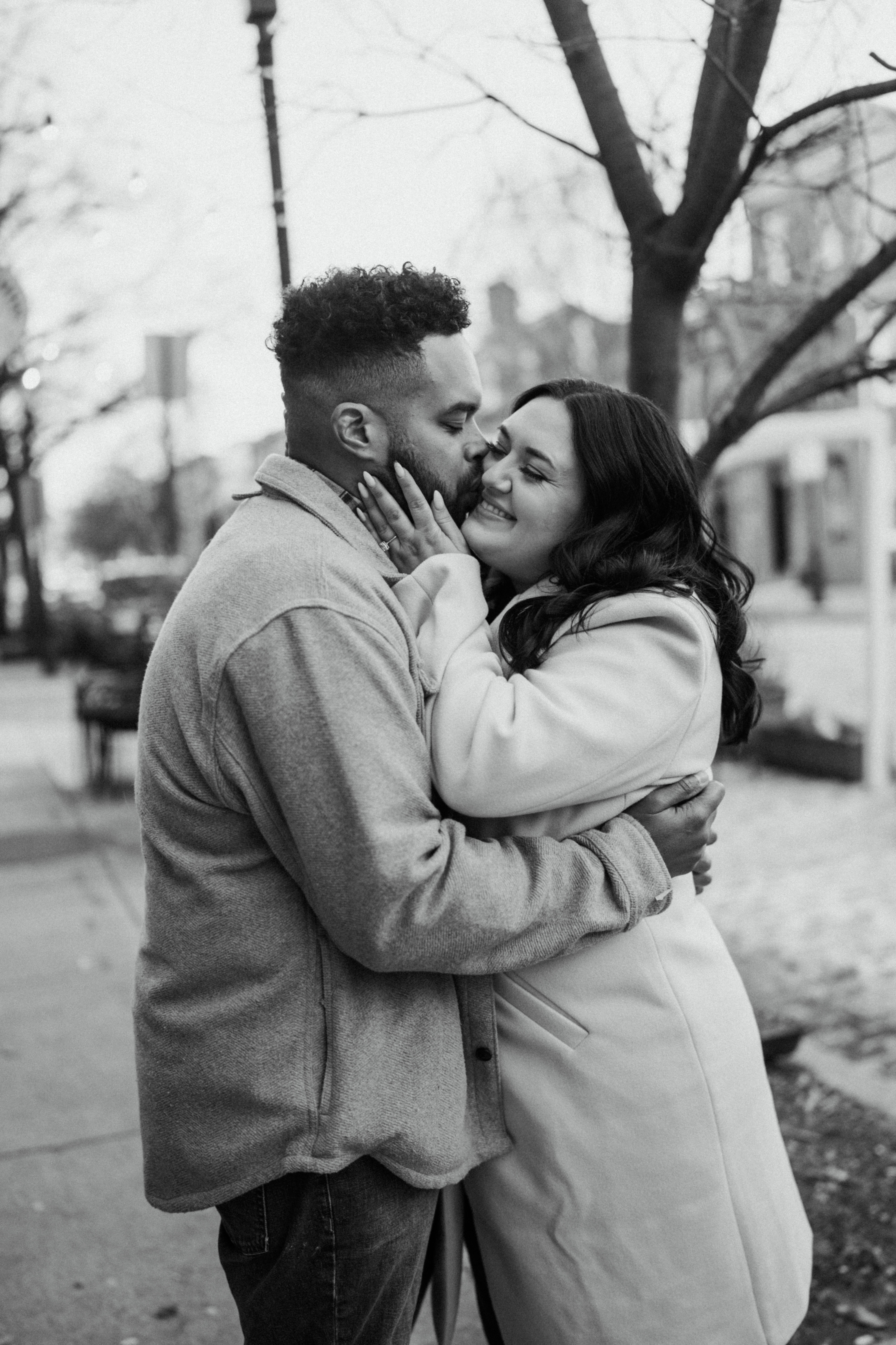 Spring Fells Point Baltimore Engagement Session Maryland Wedding Photographer