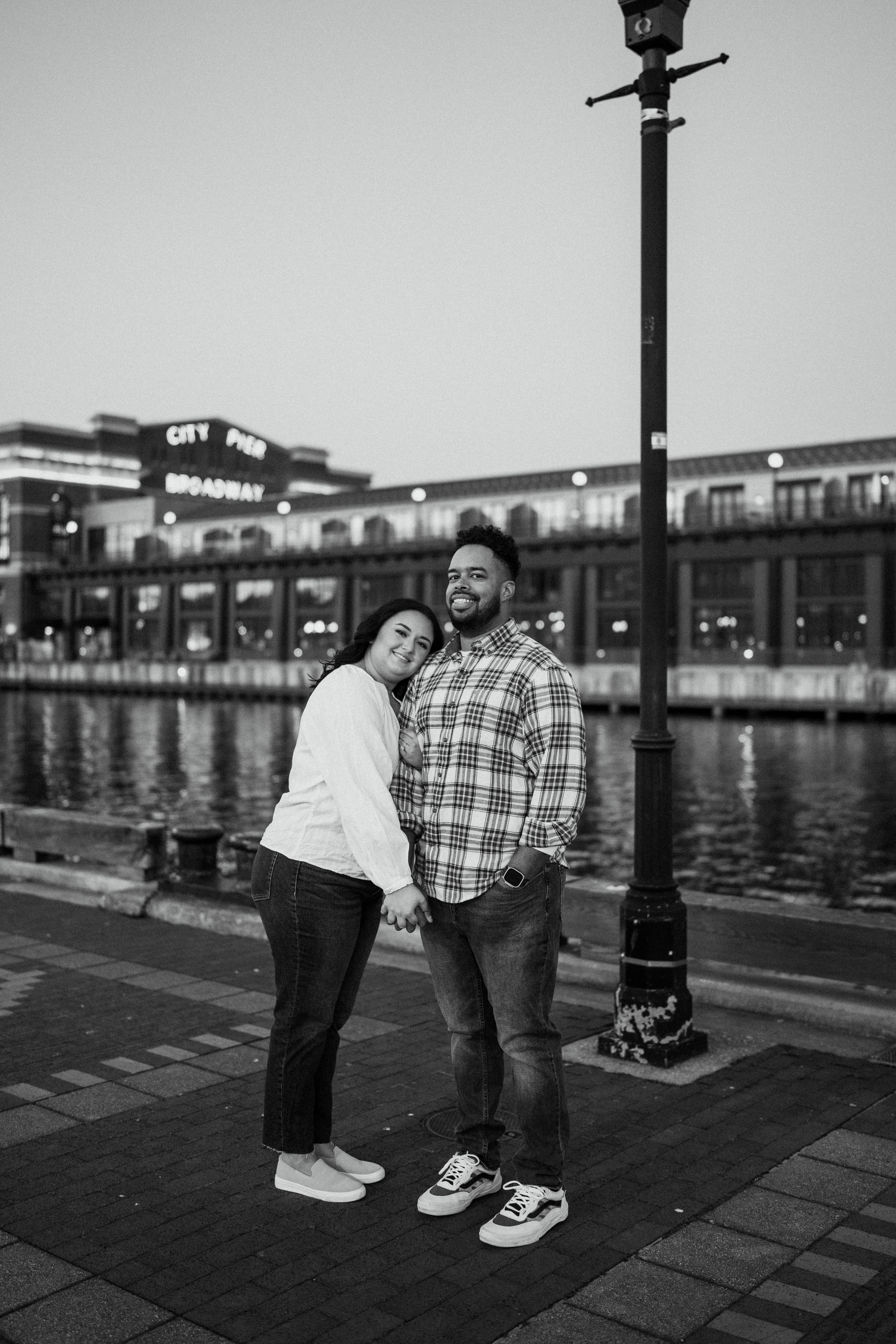 Spring Fells Point Baltimore Engagement Session Maryland Wedding Photographer