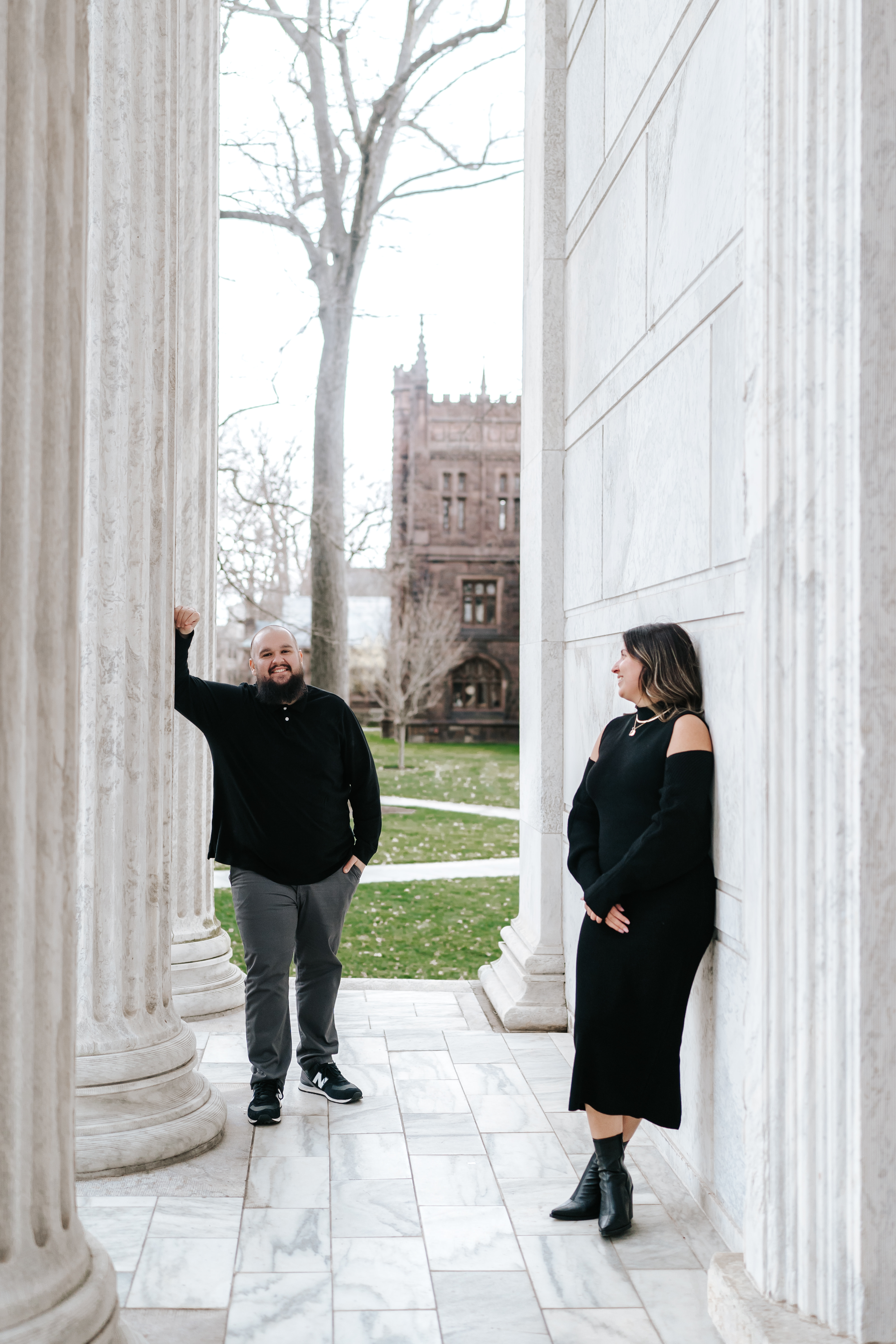 Spring Princeton University Couples Session New Jersey Wedding Photographer