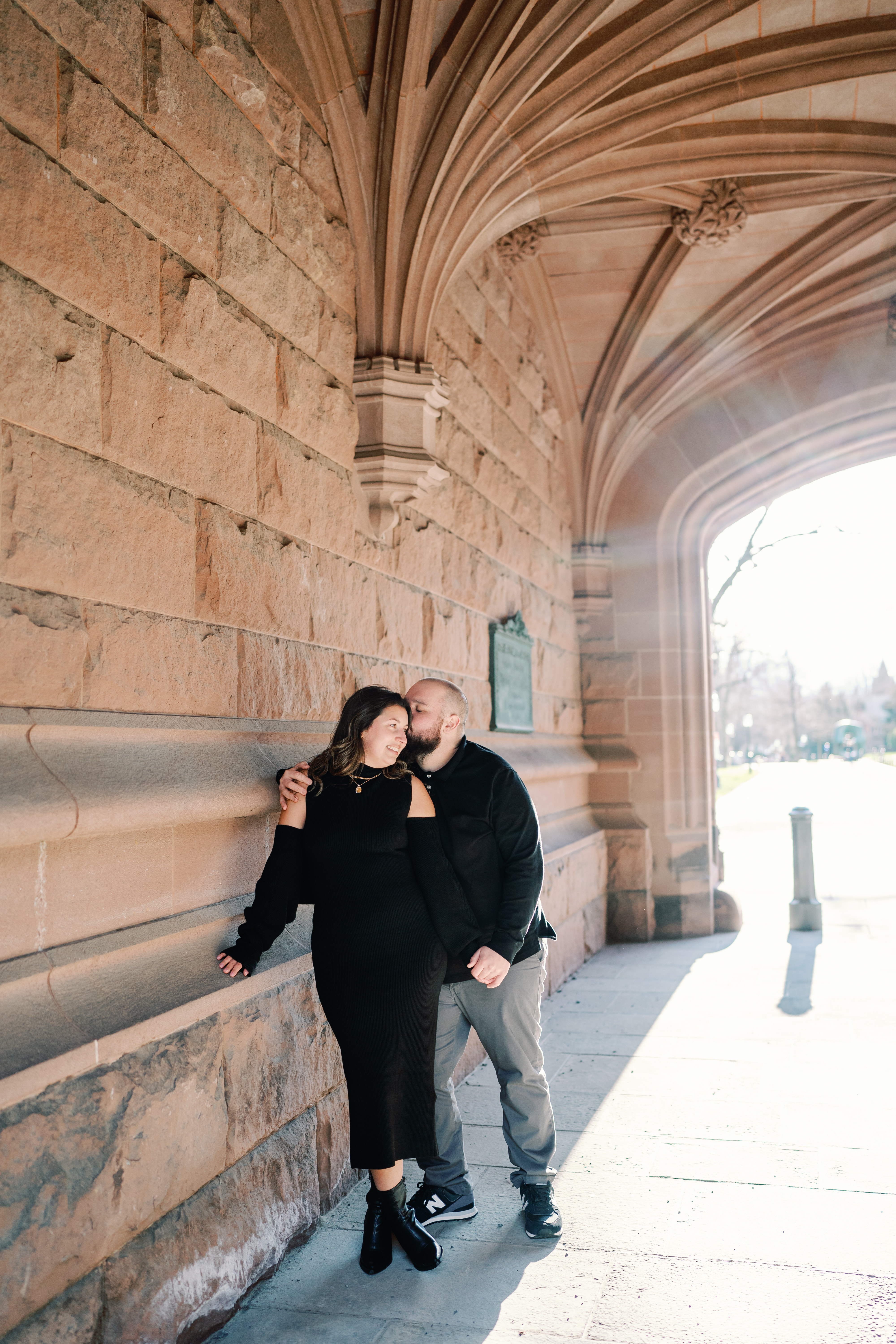 Spring Princeton University Couples Session New Jersey Wedding Photographer