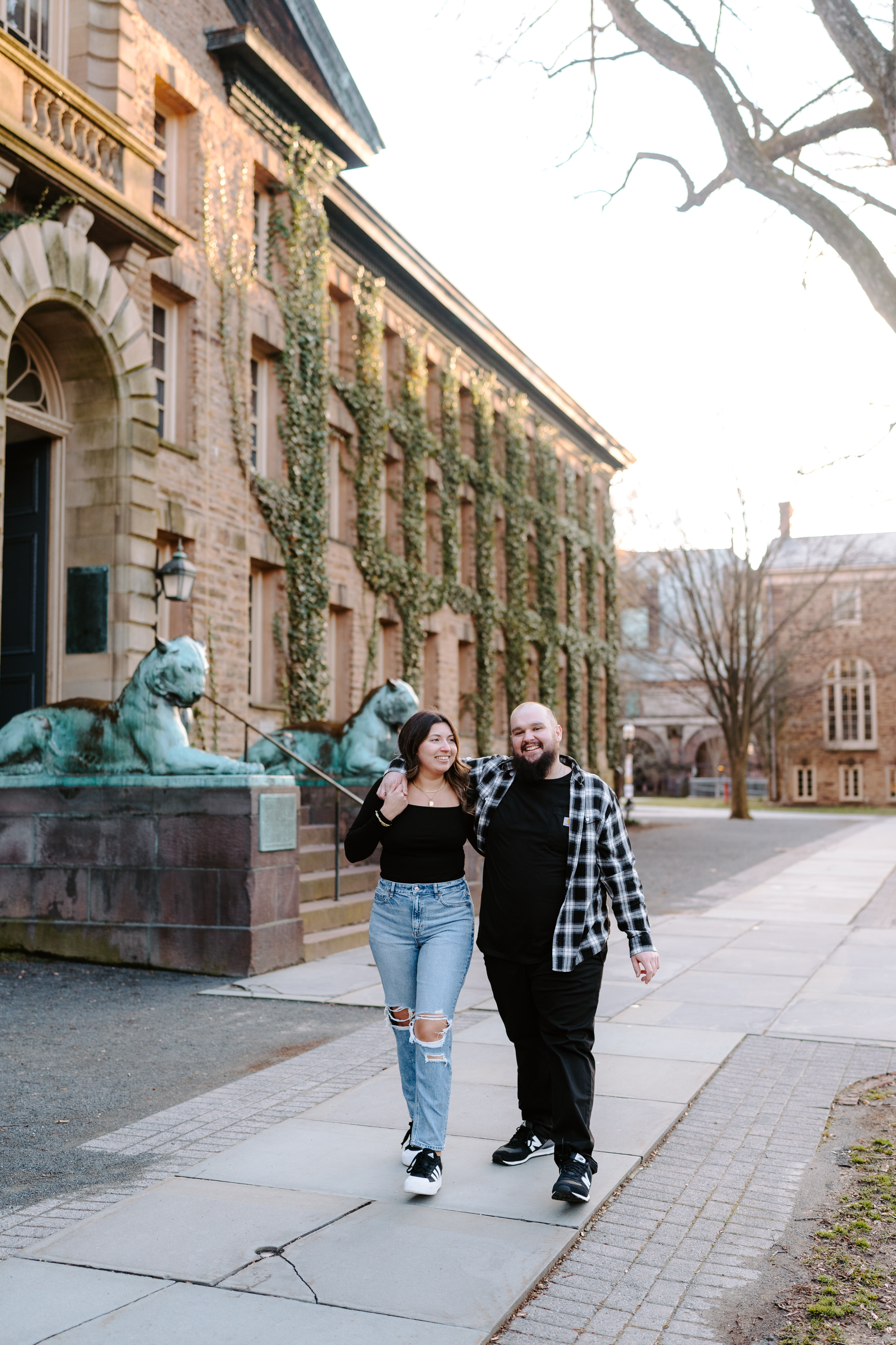 Spring Princeton University Couples Session New Jersey Wedding Photographer