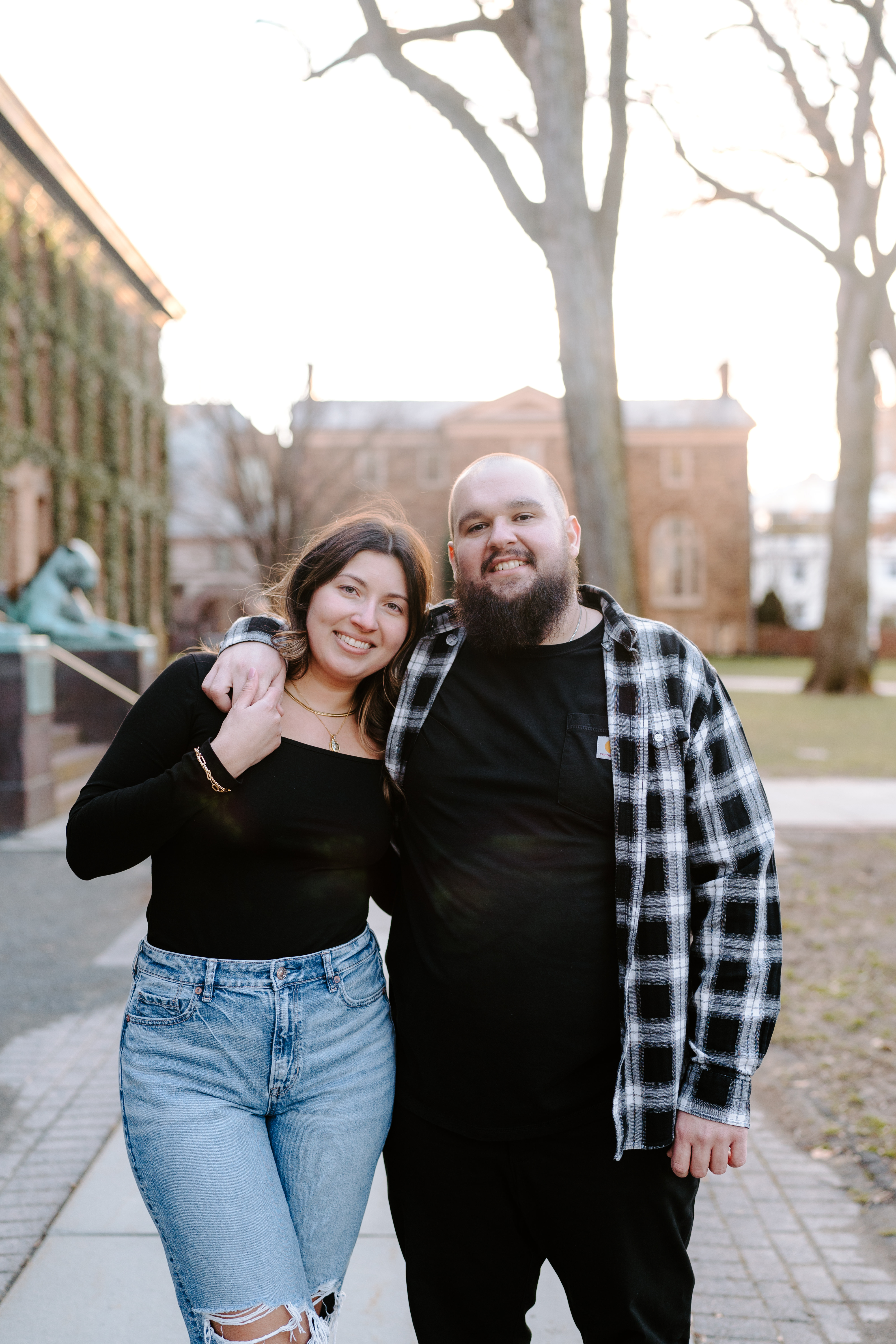 Spring Princeton University Couples Session New Jersey Wedding Photographer