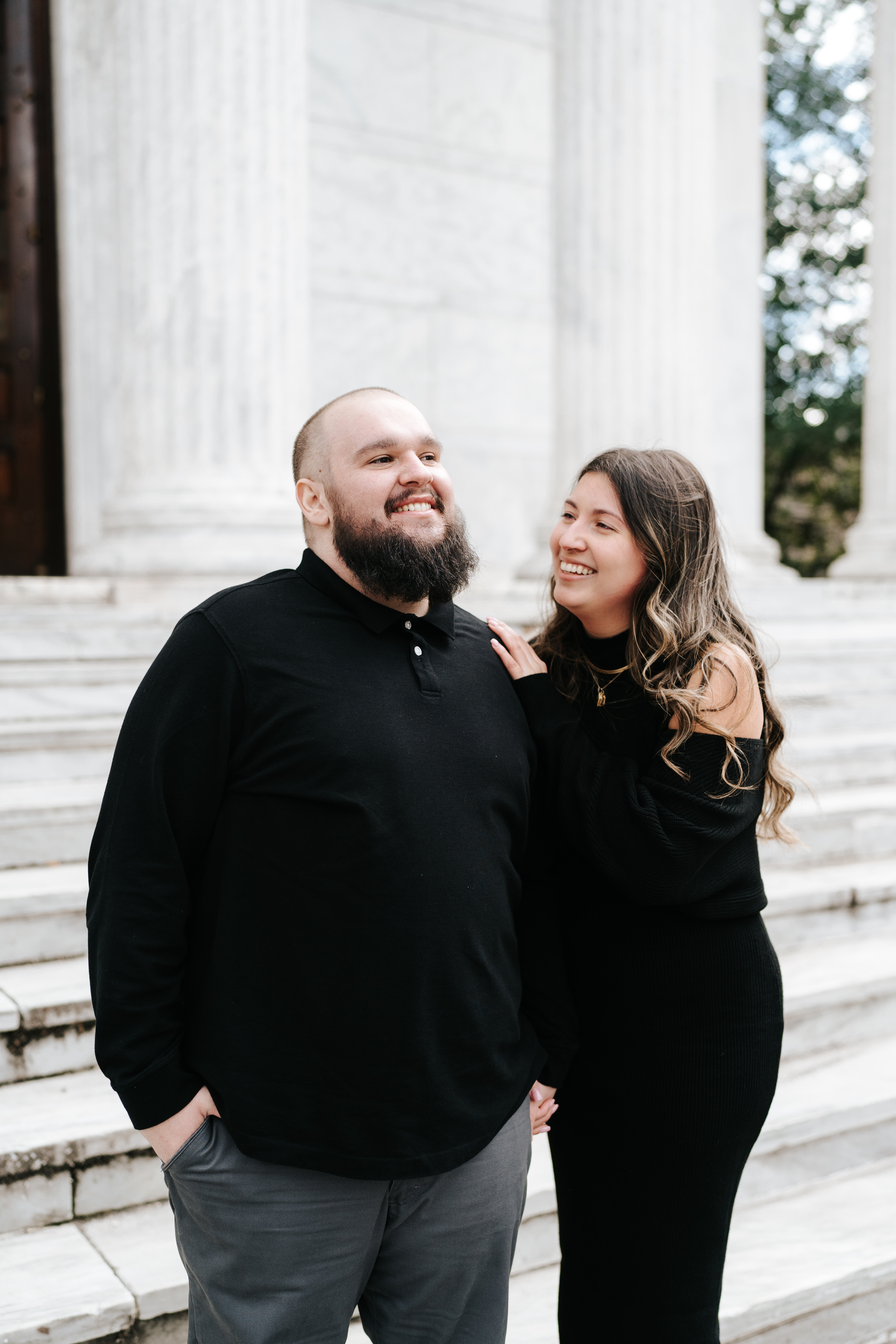 Spring Princeton University Couples Session New Jersey Wedding Photographer