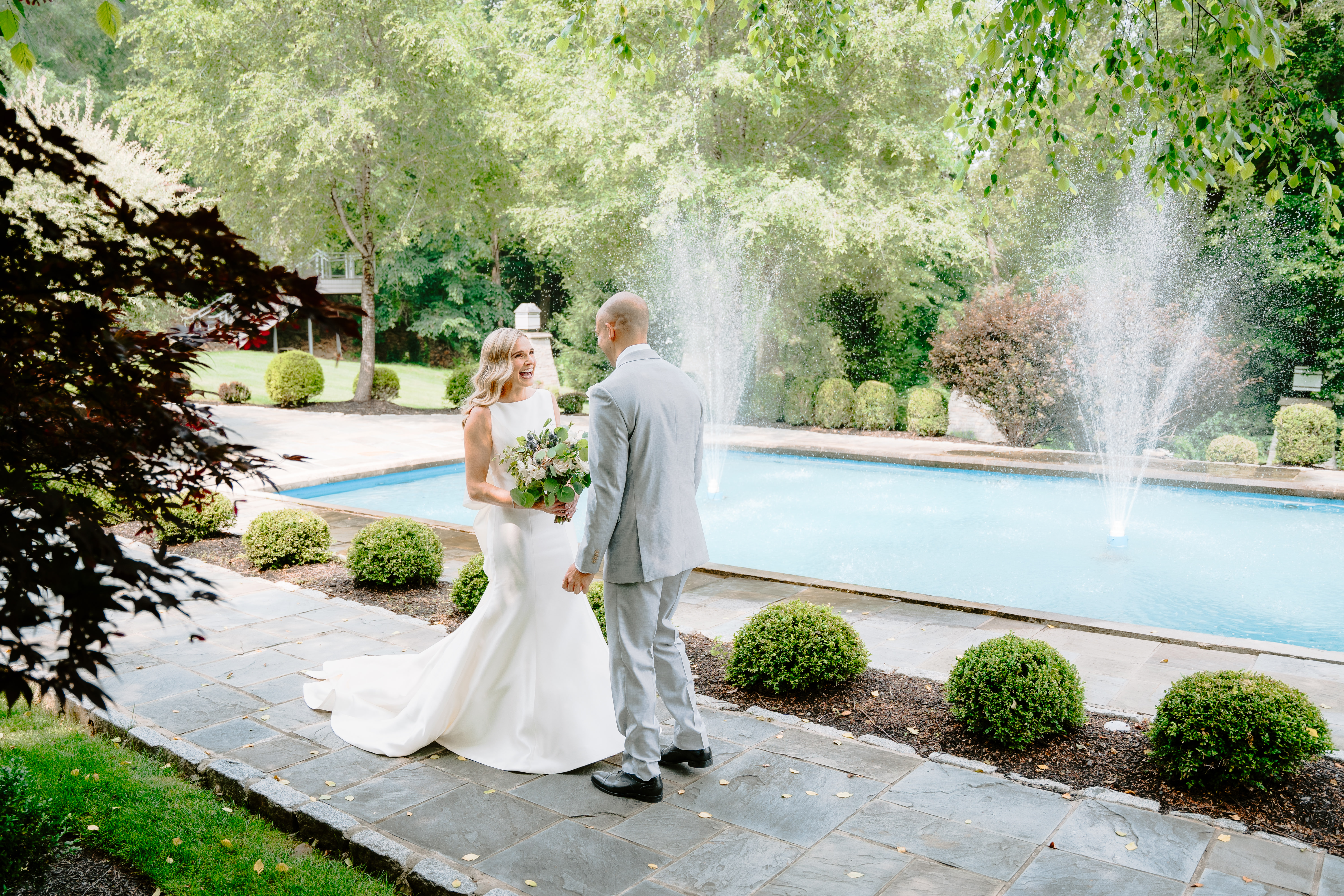 Summer Stone House at Stirling Ridge Warren Wedding Session New Jersey Wedding Photographer