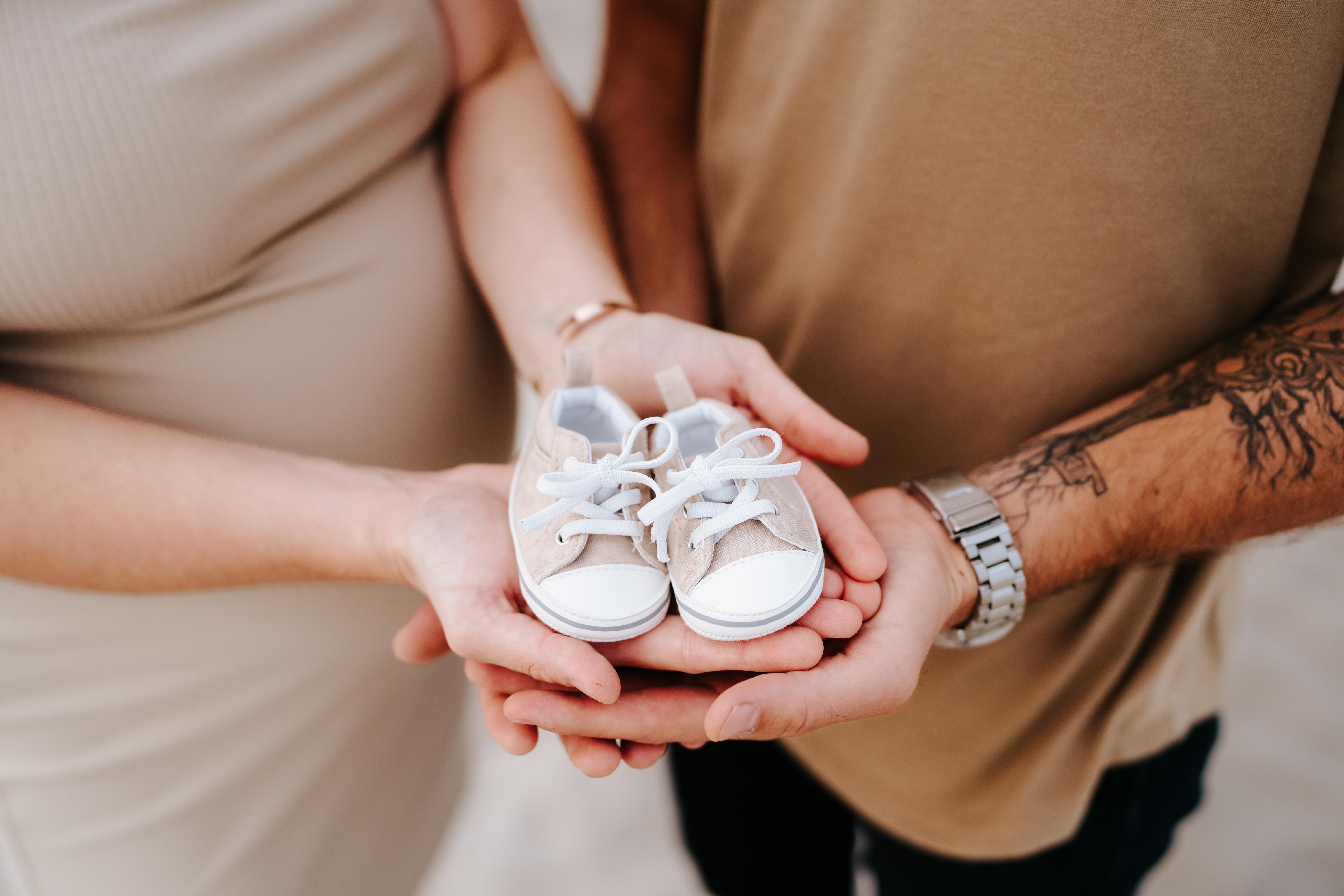 Summer Sunset Manor Beach Lavallette Maternity Session New Jersey Maternity Photographer