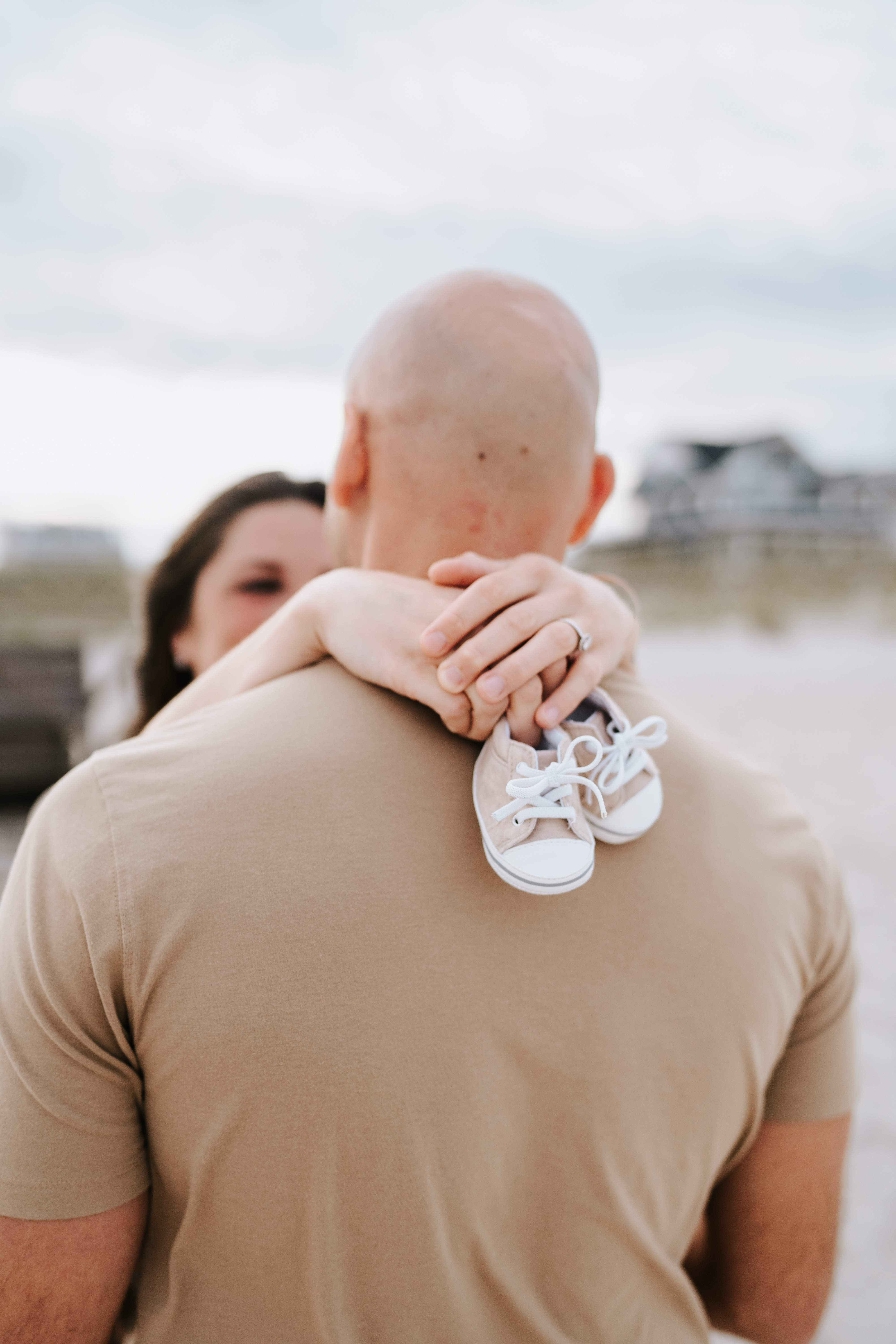 Summer Sunset Manor Beach Lavallette Maternity Session New Jersey Maternity Photographer