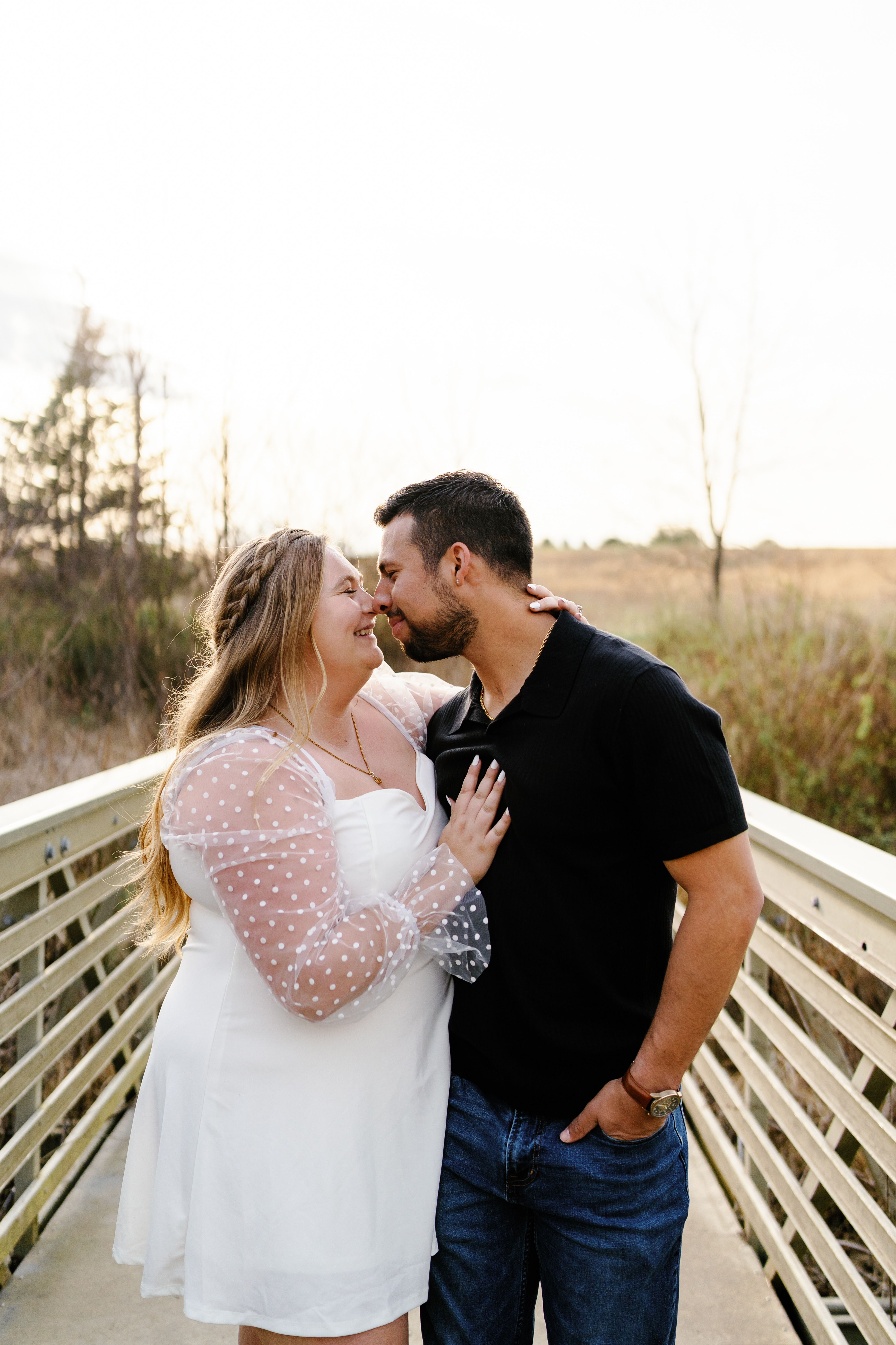 Spring Howard County Nature Conservancy Engagement Session Maryland Wedding Photographer