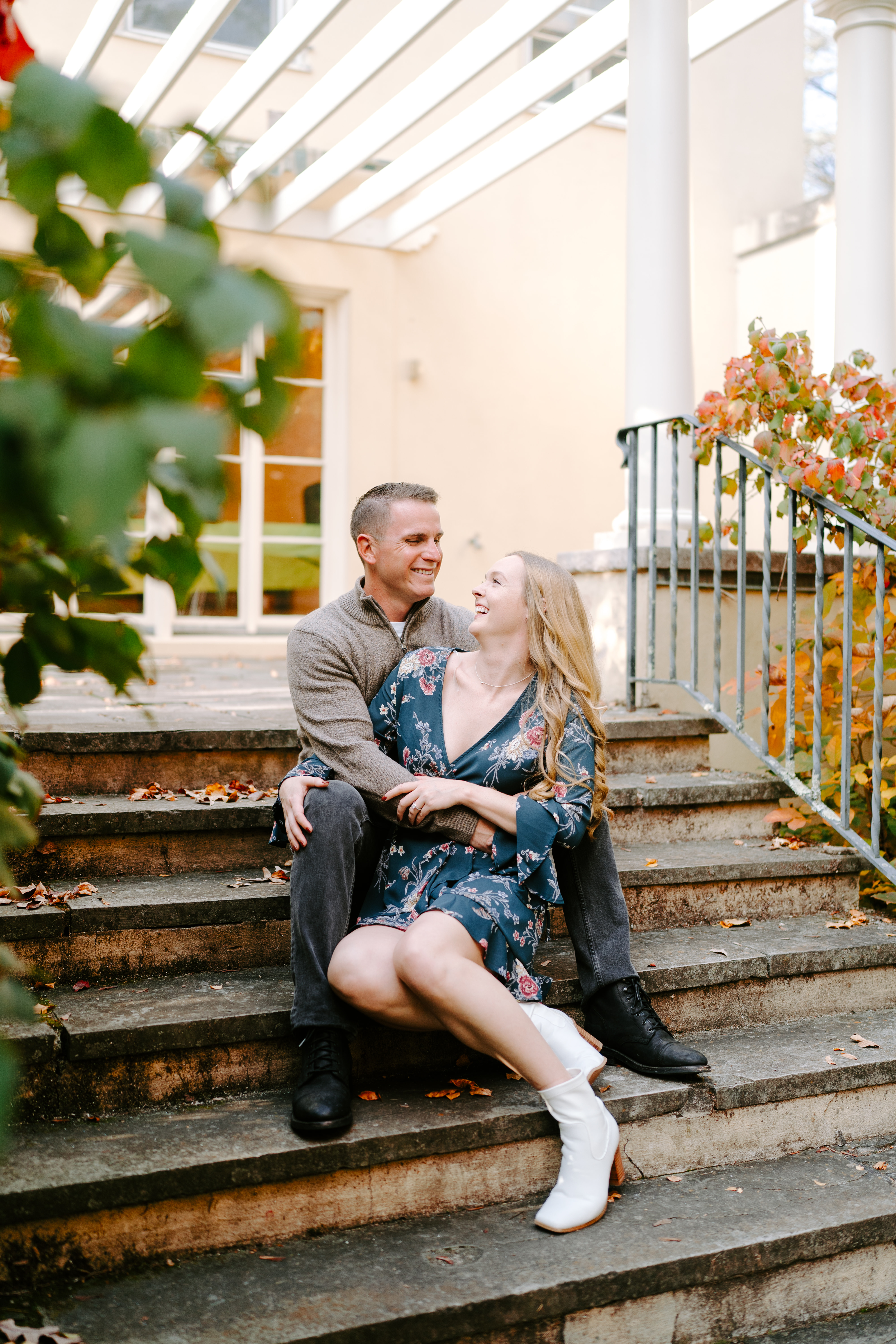 Fall Cross Estate Gardens Bernardsville Engagement Session New Jersey Wedding Photographer