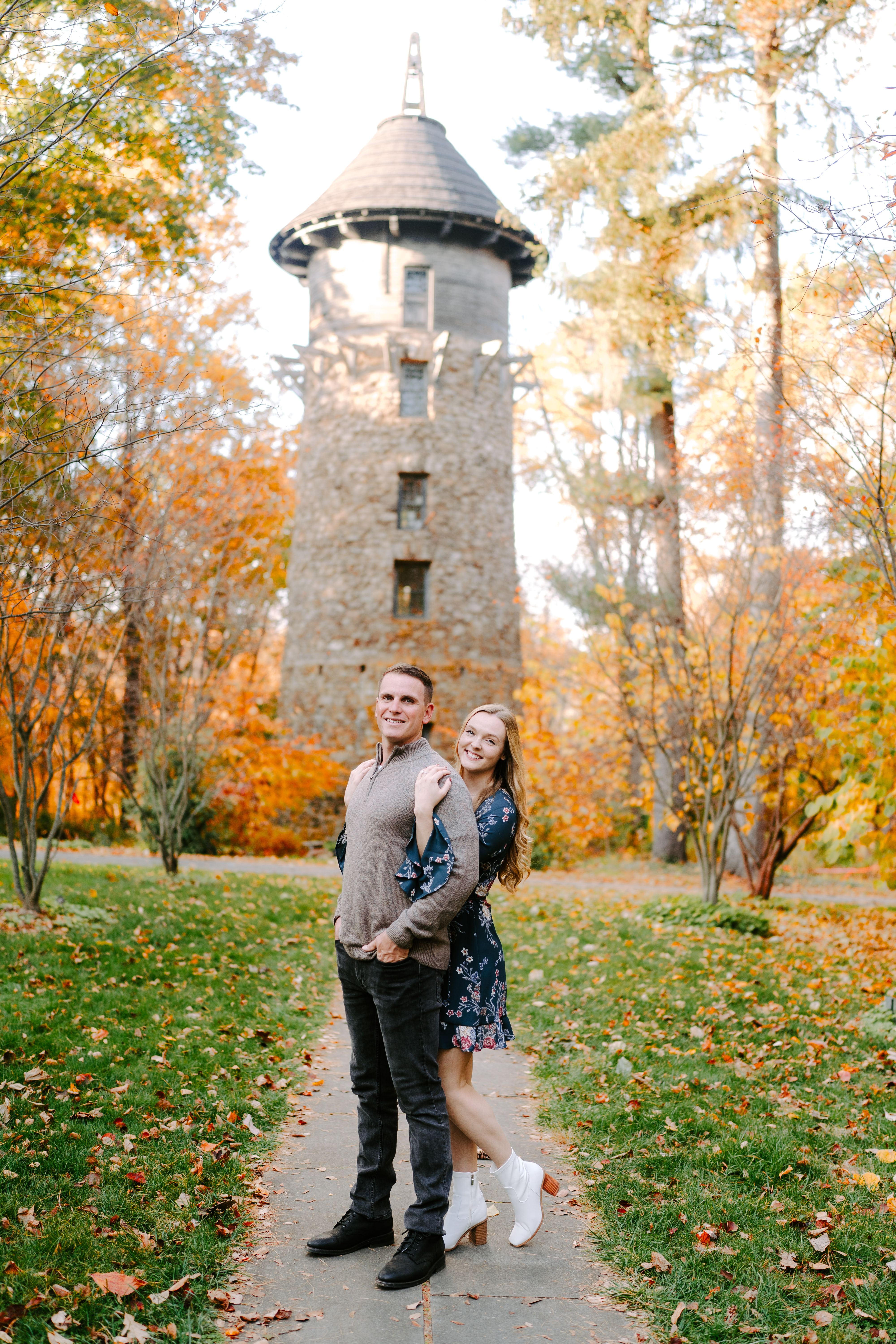 Fall Cross Estate Gardens Bernardsville Engagement Session New Jersey Wedding Photographer