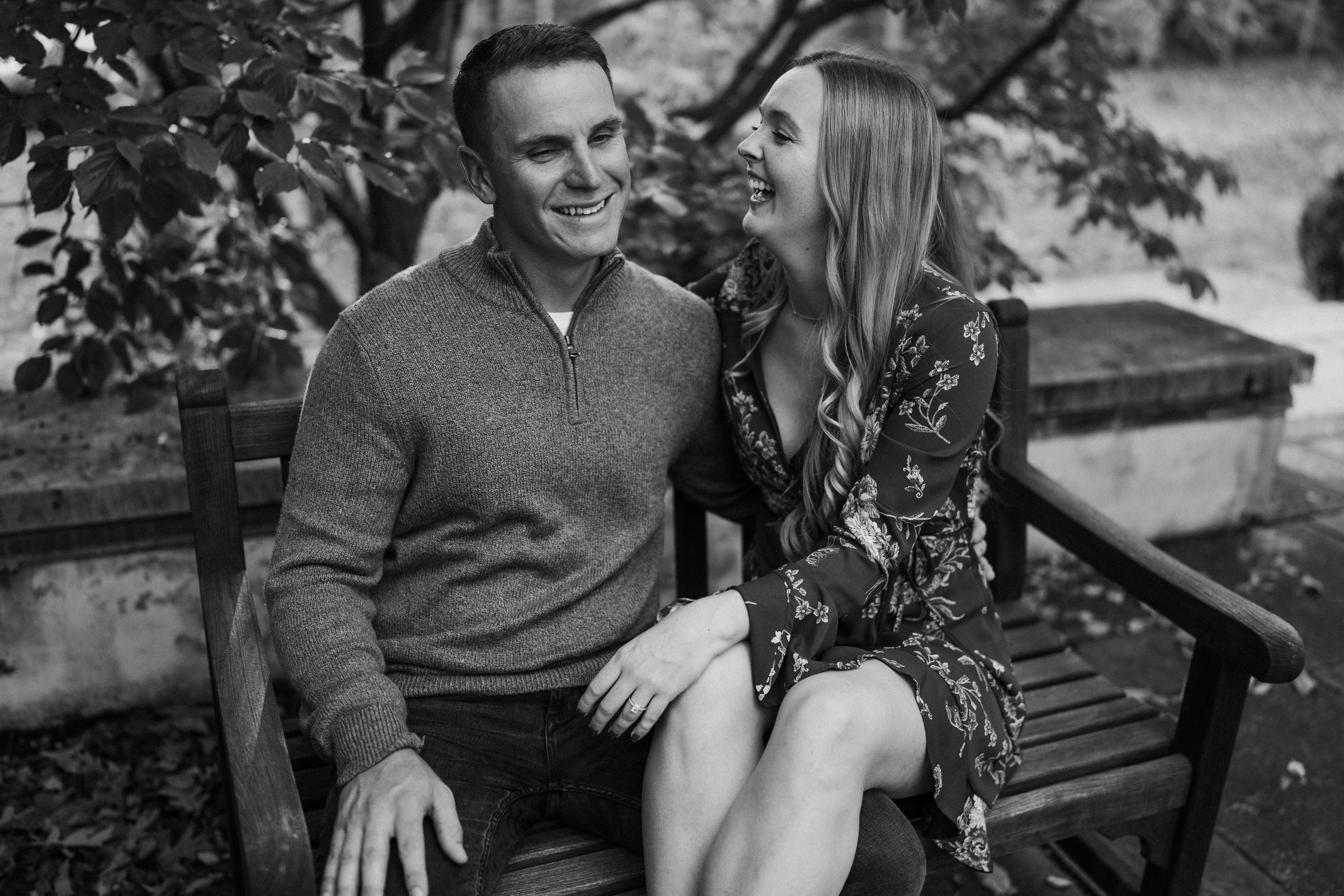 Fall Cross Estate Gardens Bernardsville Engagement Session New Jersey Wedding Photographer