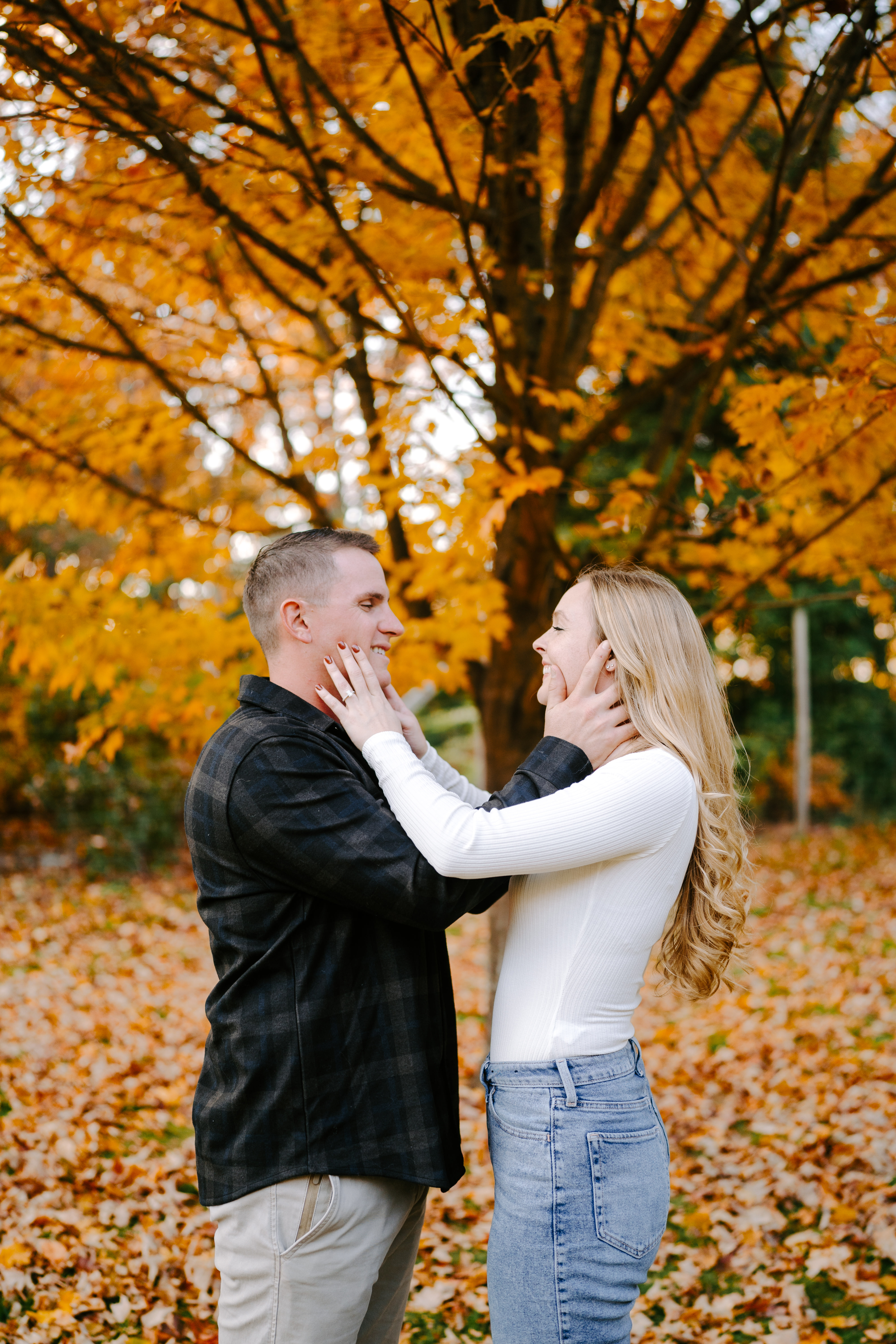 Fall Cross Estate Gardens Bernardsville Engagement Session New Jersey Wedding Photographer