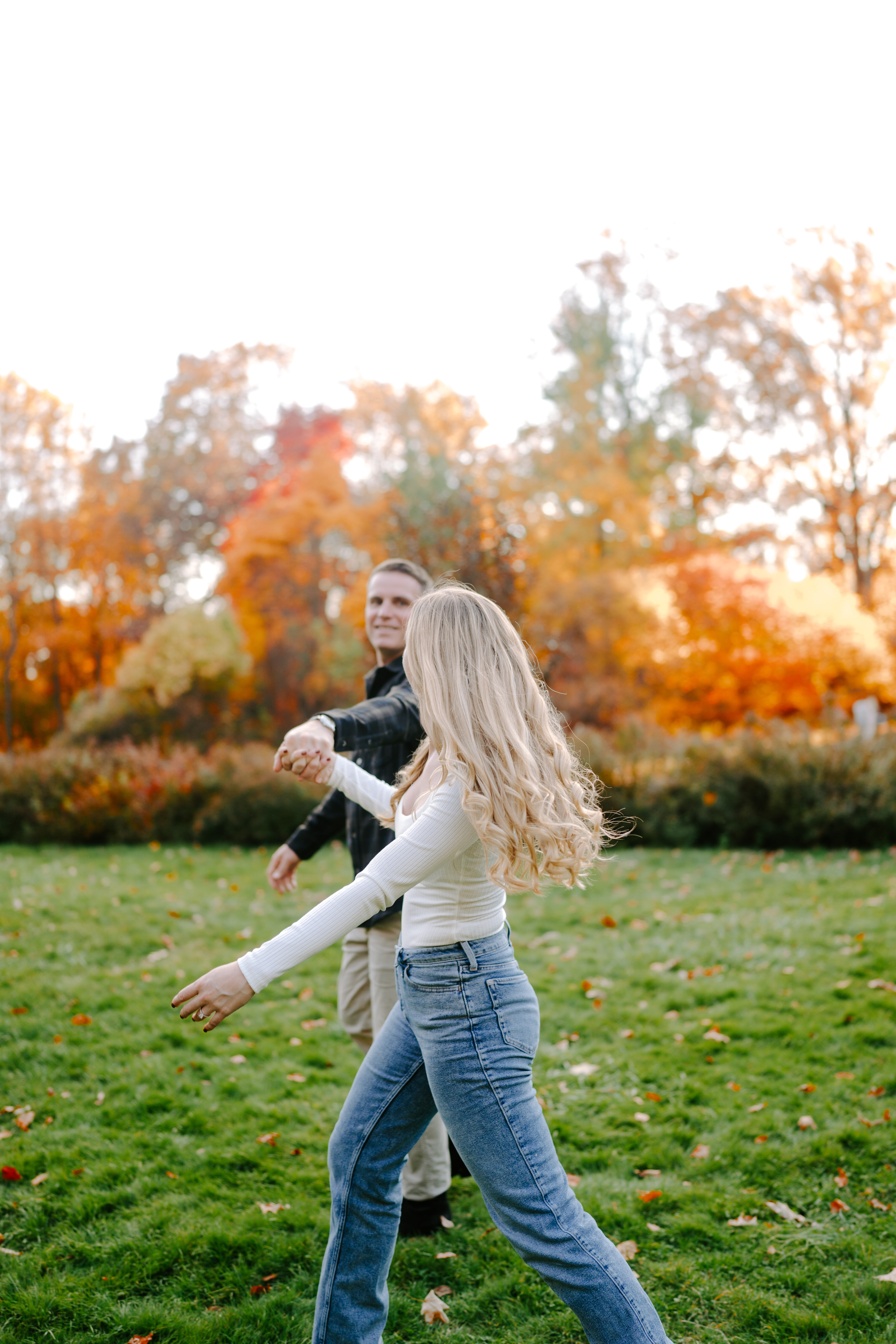 Fall Cross Estate Gardens Bernardsville Engagement Session New Jersey Wedding Photographer