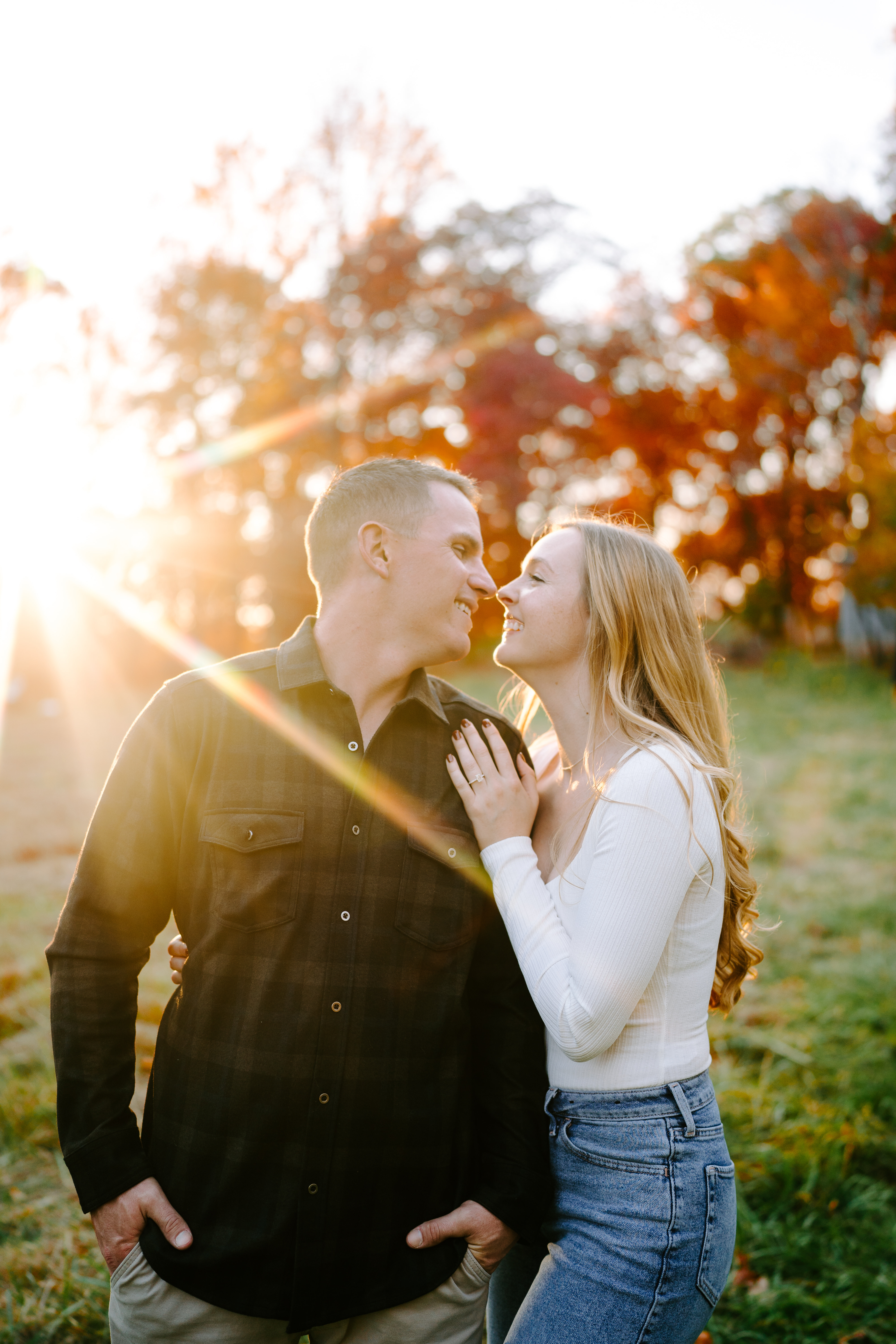 Fall Cross Estate Gardens Bernardsville Engagement Session New Jersey Wedding Photographer