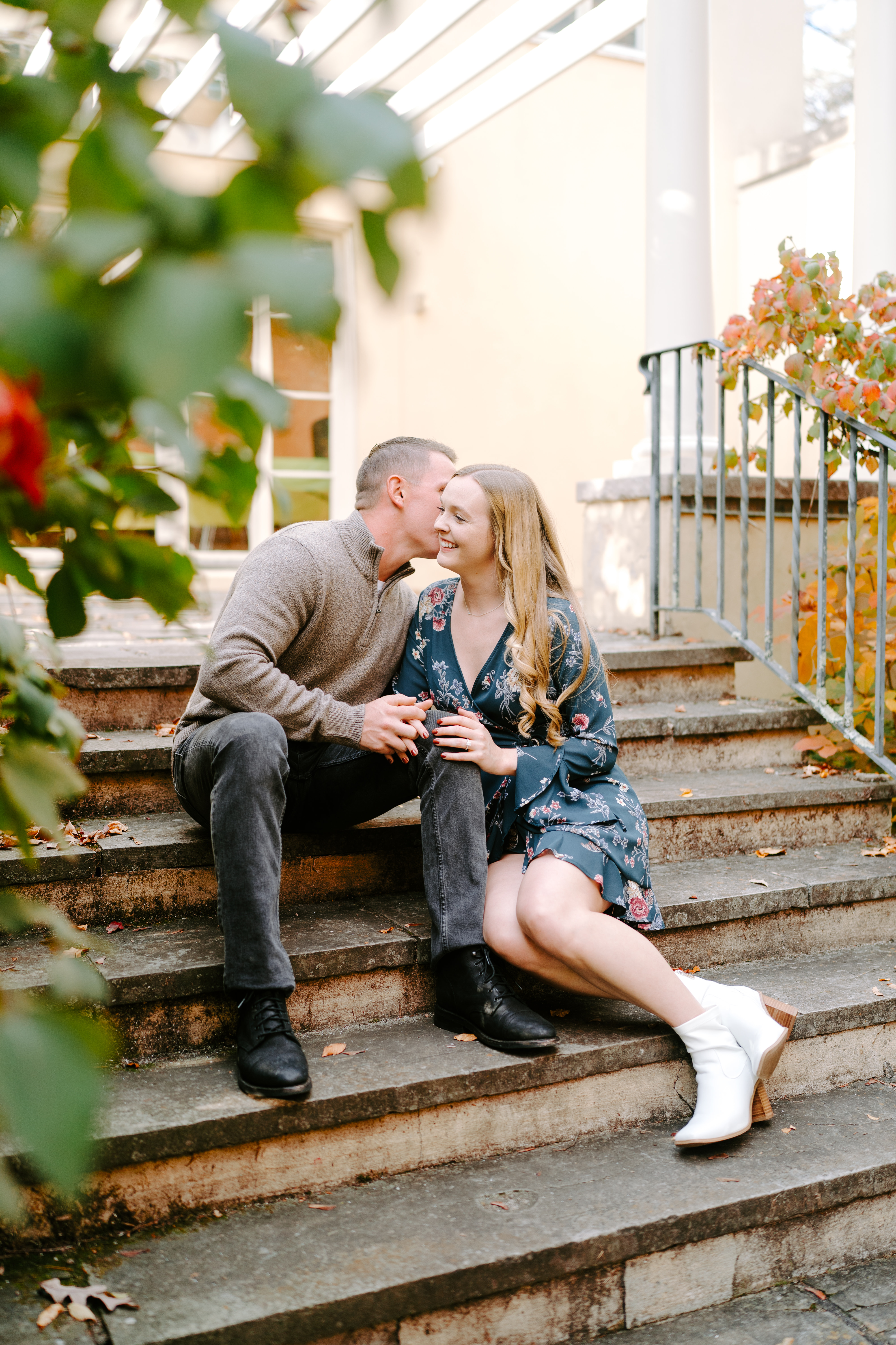 Fall Cross Estate Gardens Bernardsville Engagement Session New Jersey Wedding Photographer